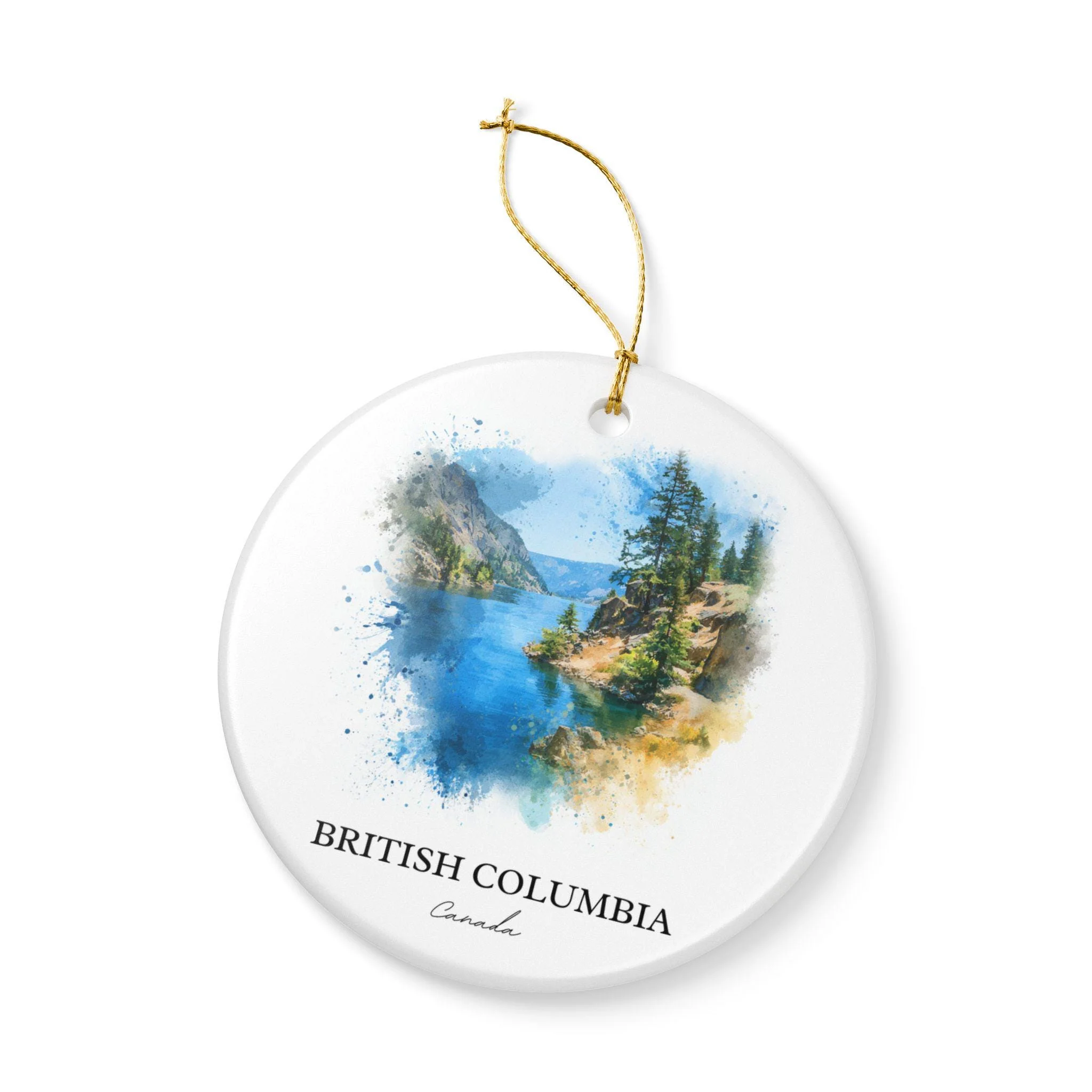 British Columbia Ornament: Unique British Columbia Souvenir, BC Canada Xmas Decor, and Authentic British Columbia Gift - Image 3