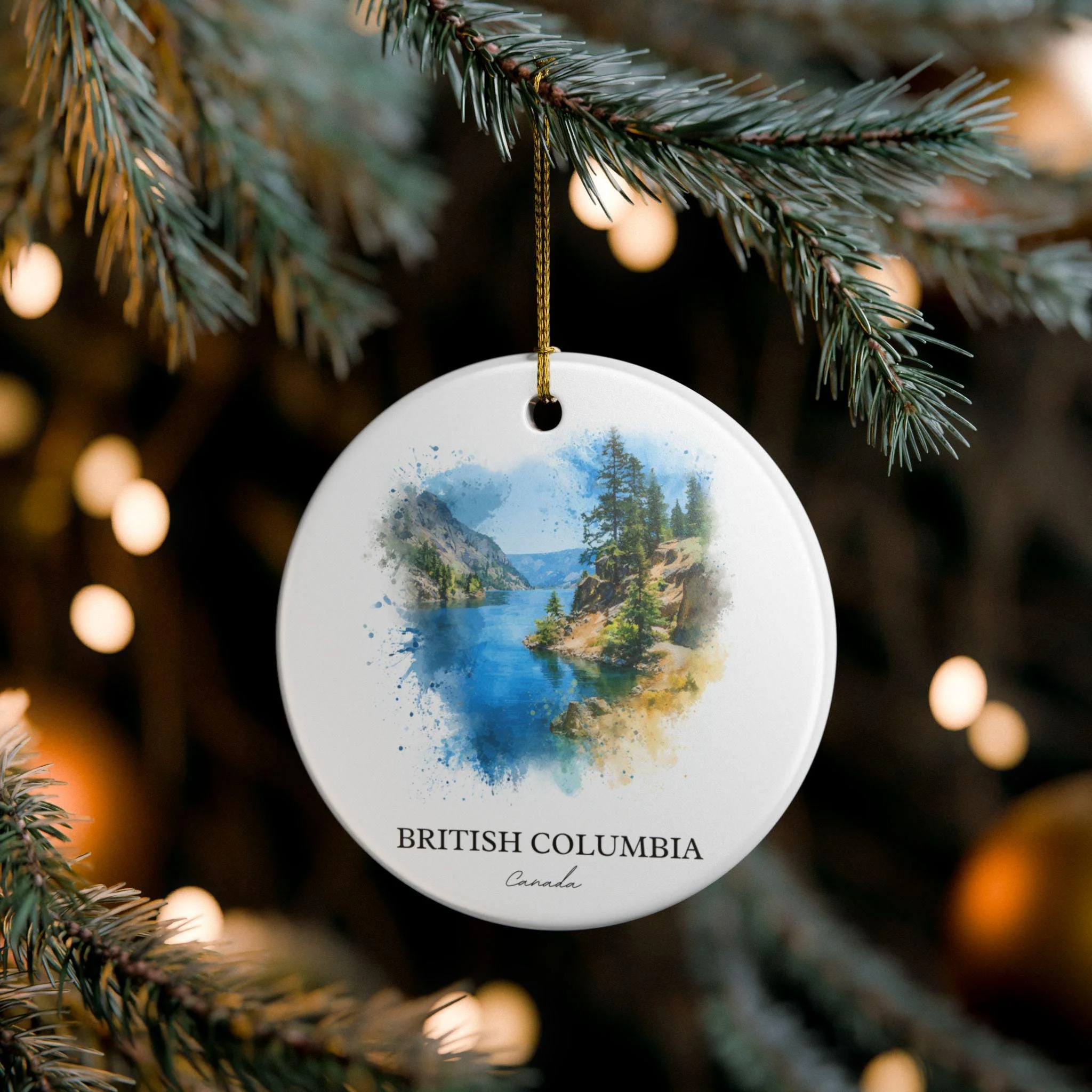 British Columbia Ornament: Unique British Columbia Souvenir, BC Canada Xmas Decor, and Authentic British Columbia Gift - Image 4