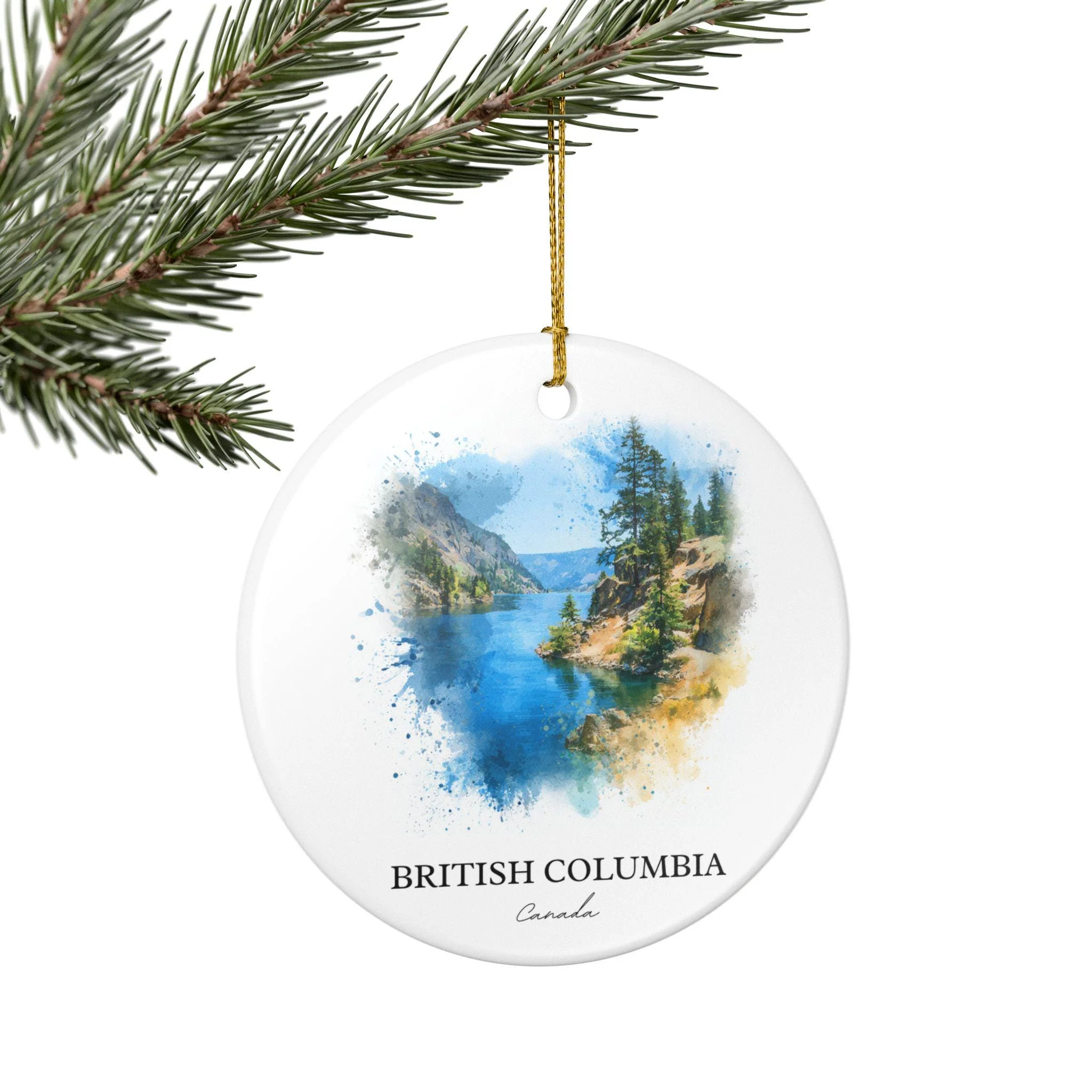 British Columbia Ornament: Unique British Columbia Souvenir, BC Canada Xmas Decor, and Authentic British Columbia Gift - Image 5