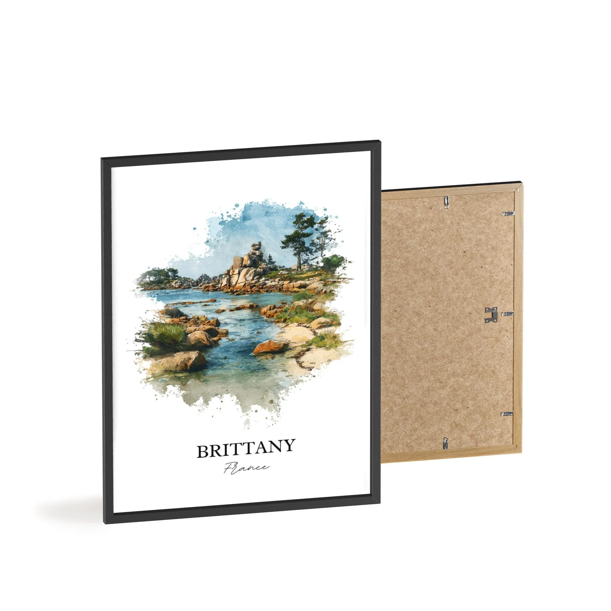 Brittany, France – Watercolor Art Print - Image 8