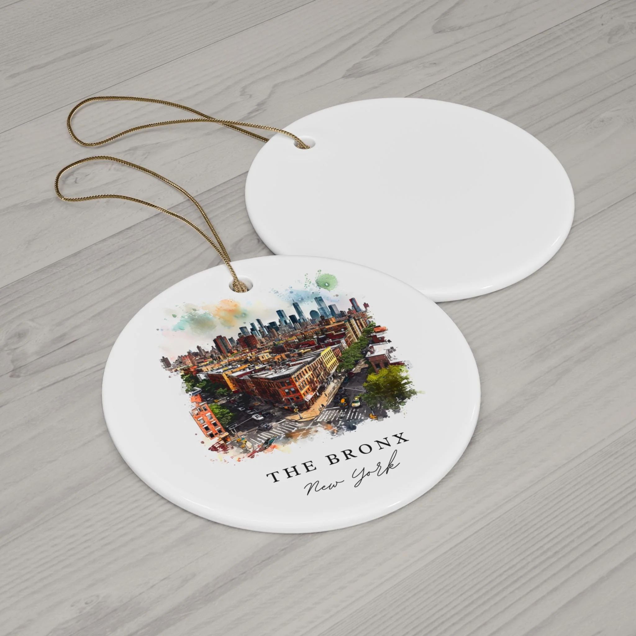 Bronx NYC Christmas Ornament - Image 2