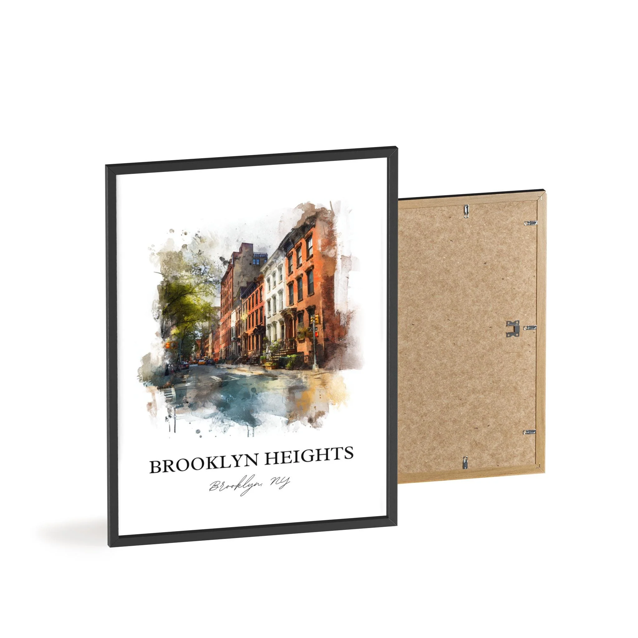 Brooklyn Heights, NY – Watercolor Art Print - Image 10