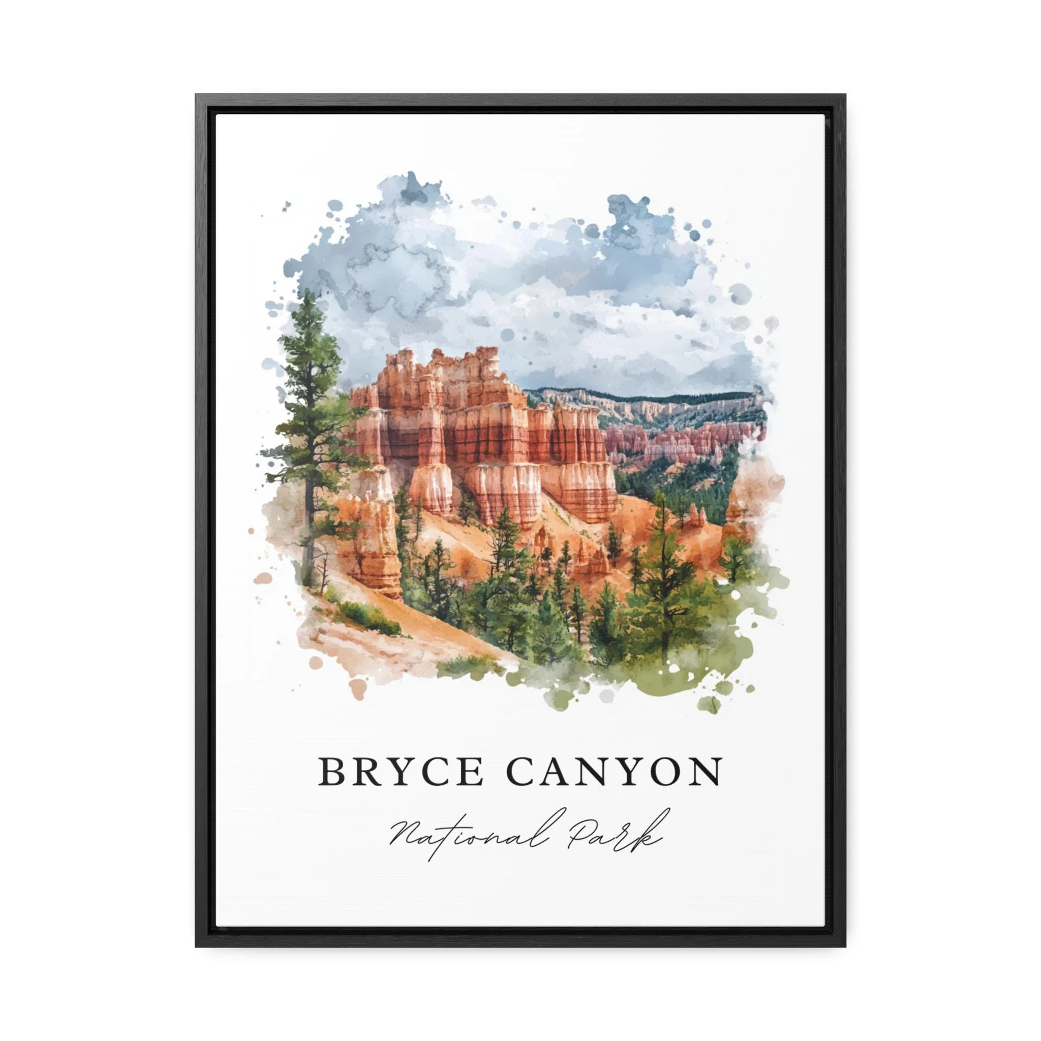 Bryce Canyon, Utah – Watercolor Art Print - Image 5