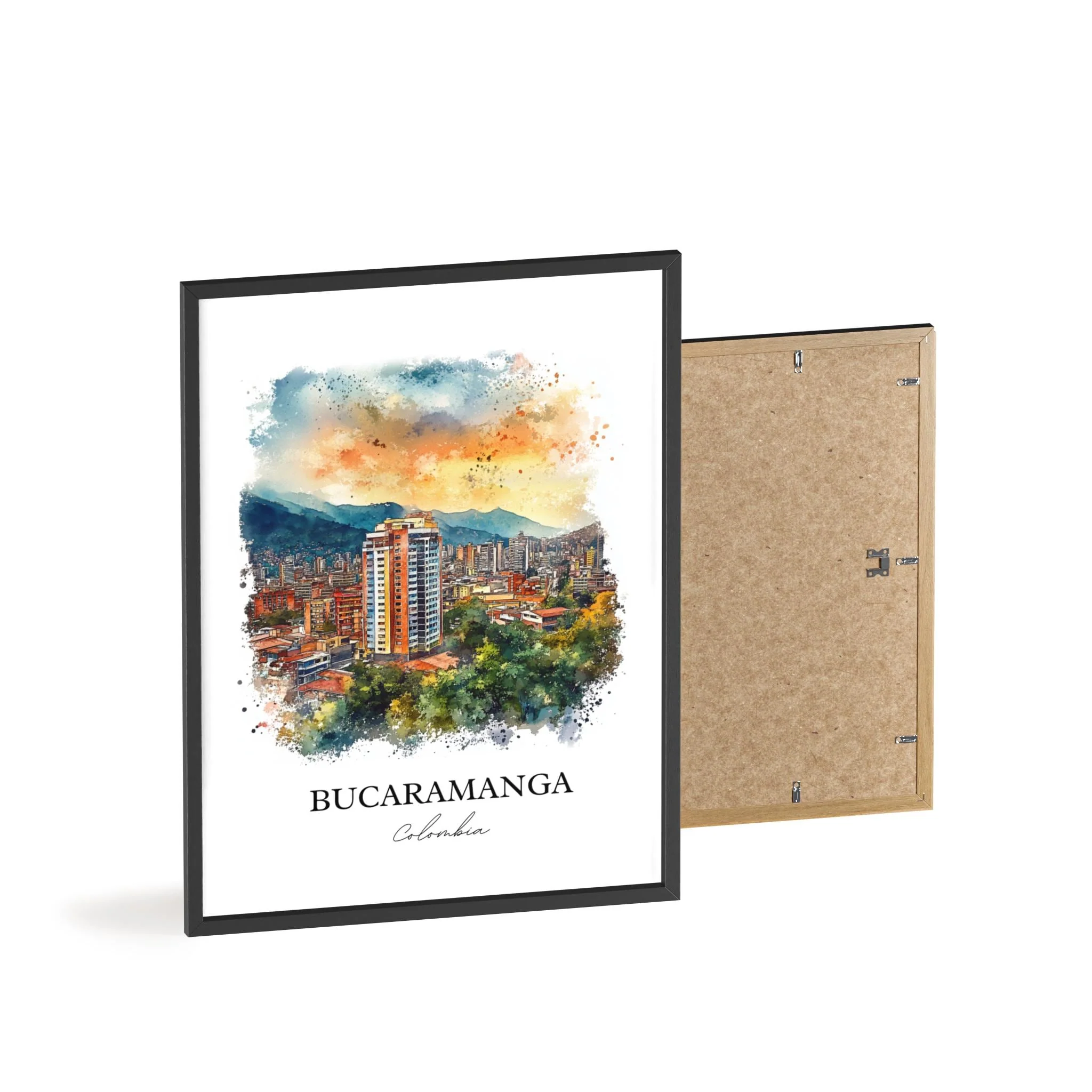 Bucaramanga, Colombia – Watercolor Art Print - Image 8