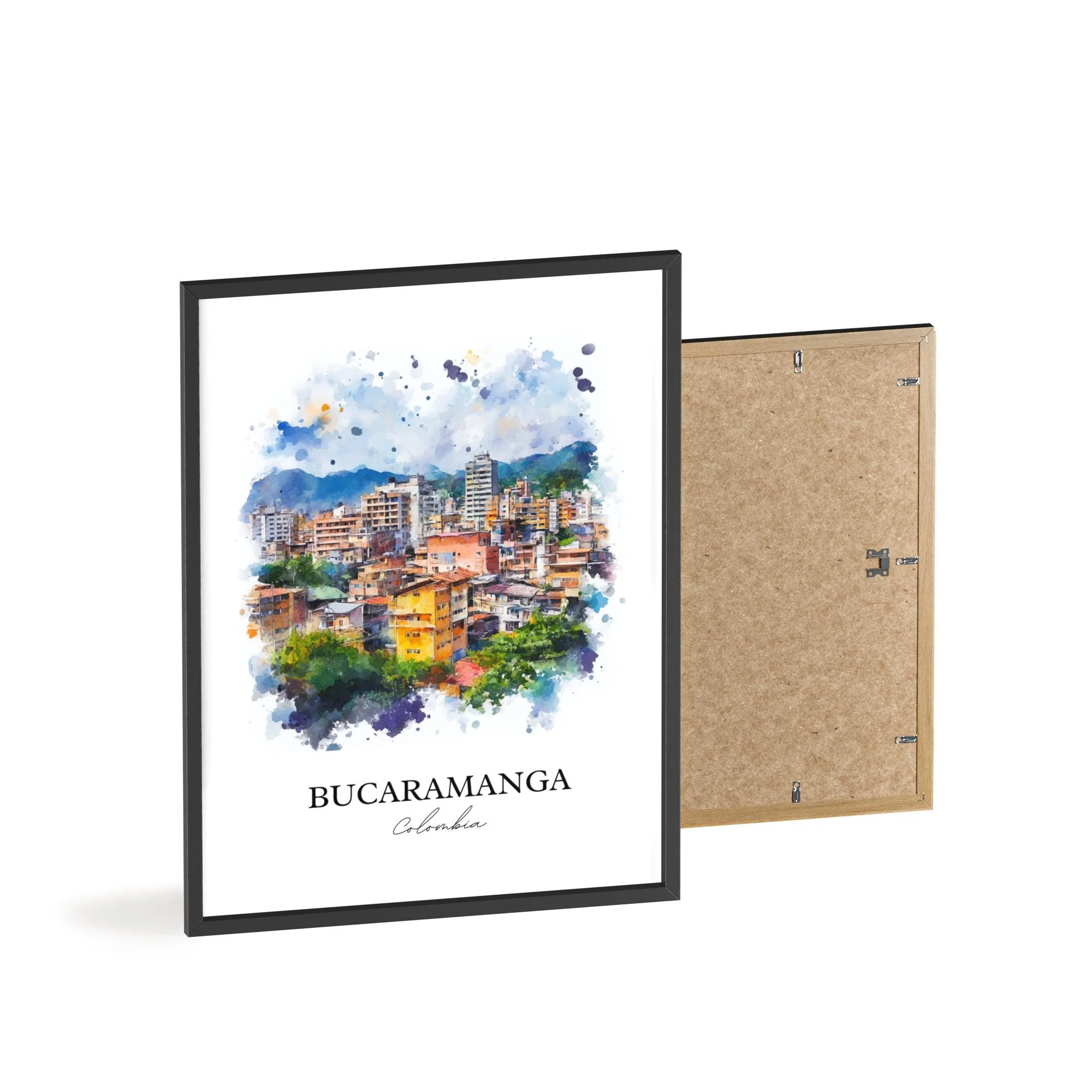 Bucaramanga, Colombia – Watercolor Art Print - Image 8