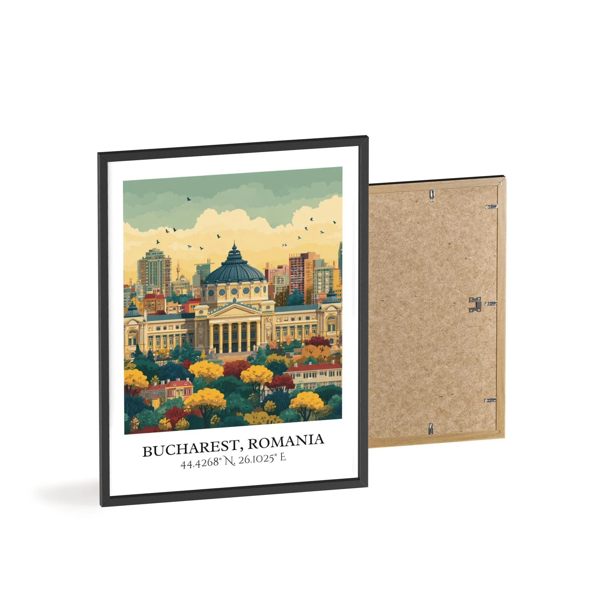 Bucharest, Romania – Watercolor Art Print - Image 8