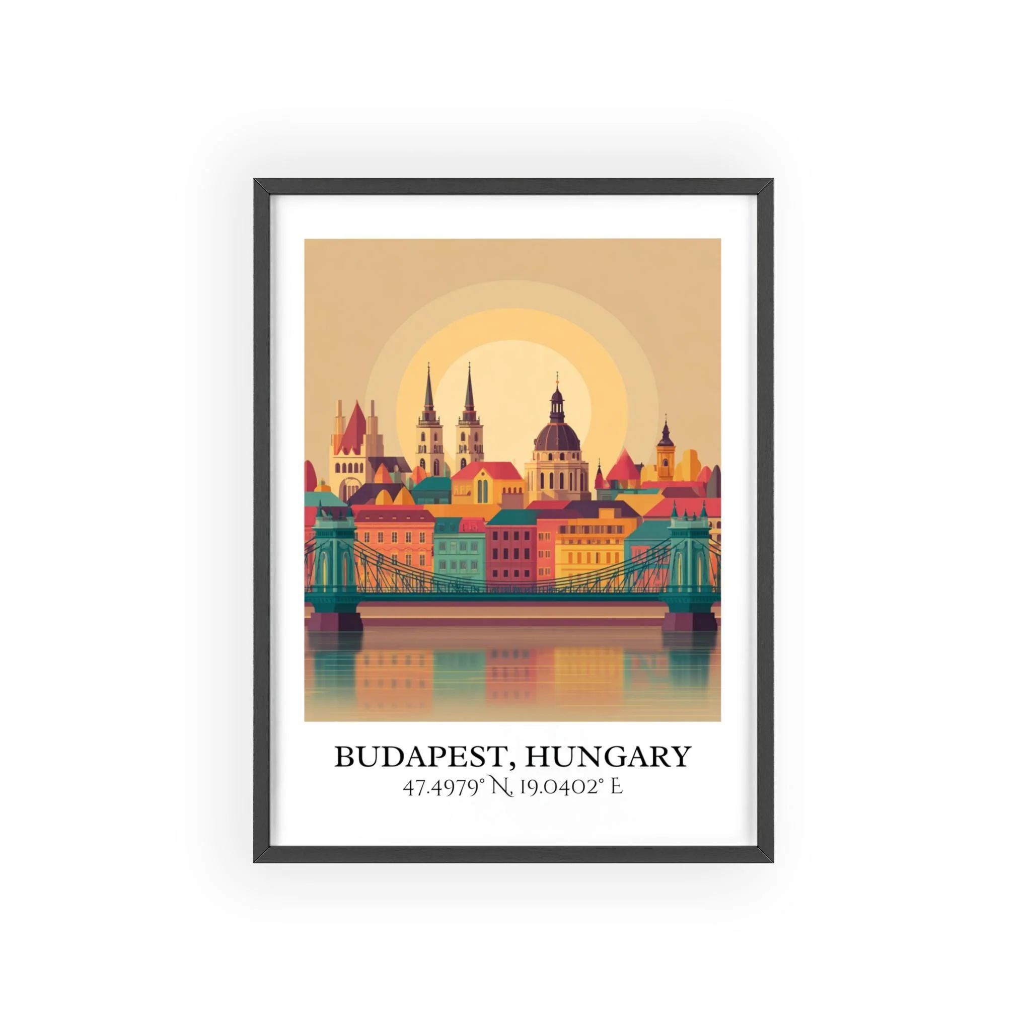 Budapest, Hungary – Watercolor Art Print - Image 7