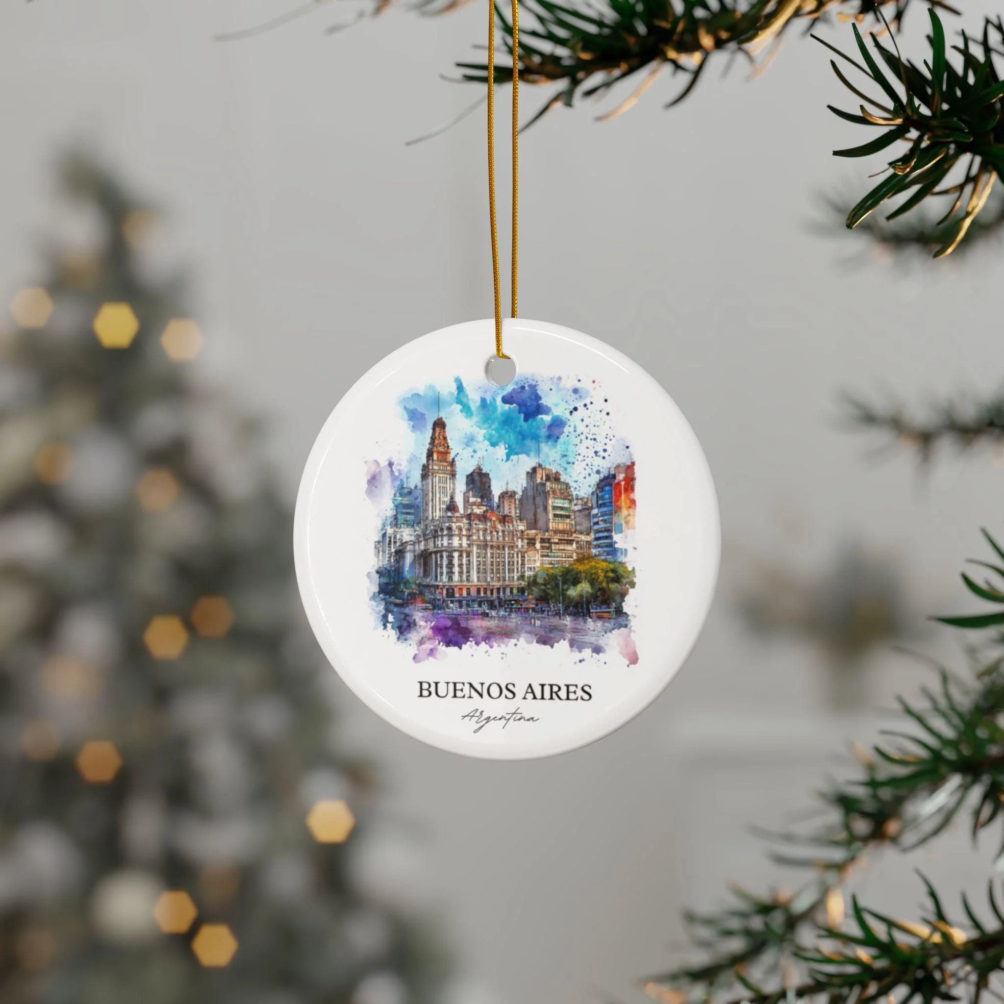 Buenos Aires Ornament: Unique Argentina Souvenir, Buenos Aires Xmas Decor, and Authentic Buenos Aires Gift - Image 3