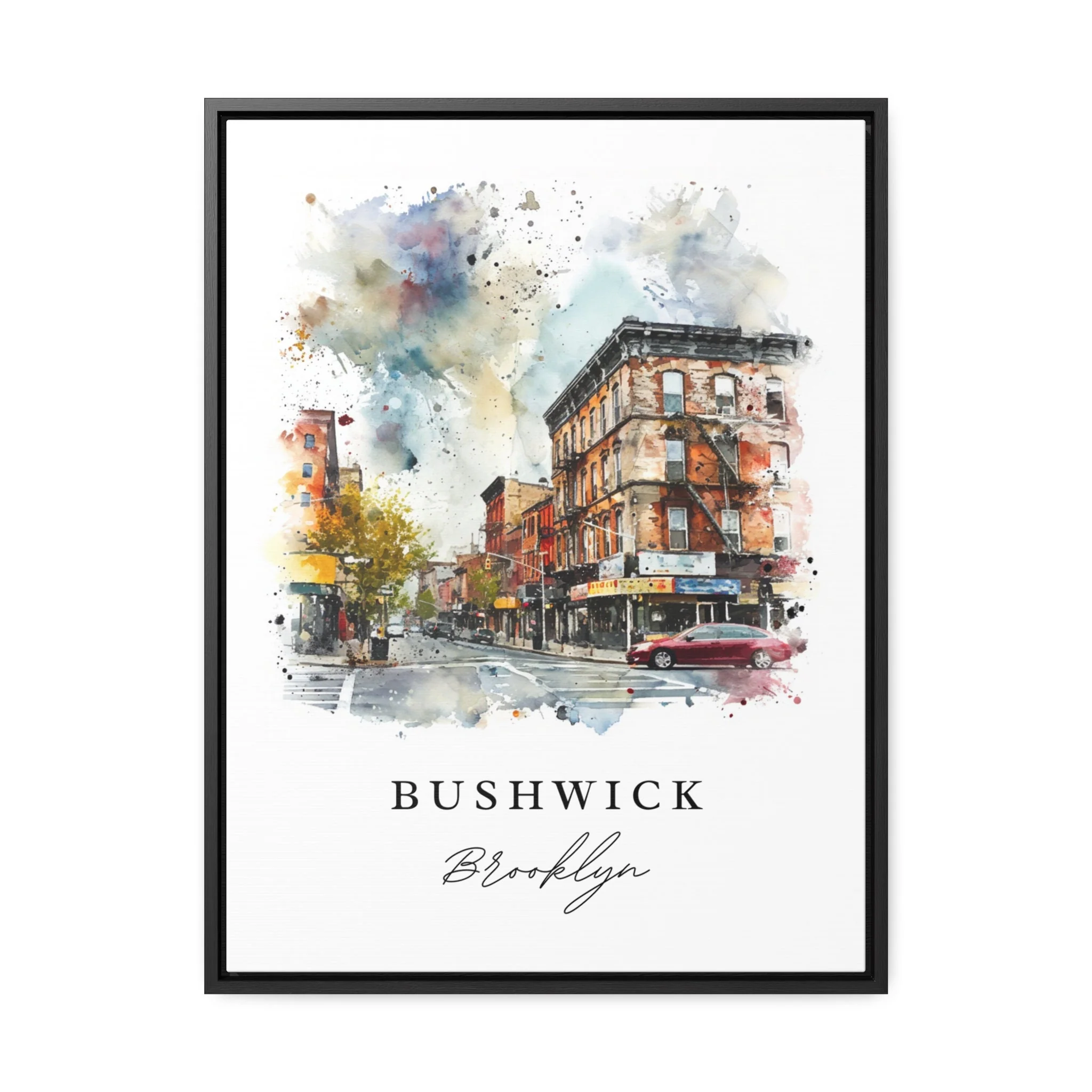 Bushwick, New York – Watercolor Art Print - Image 6