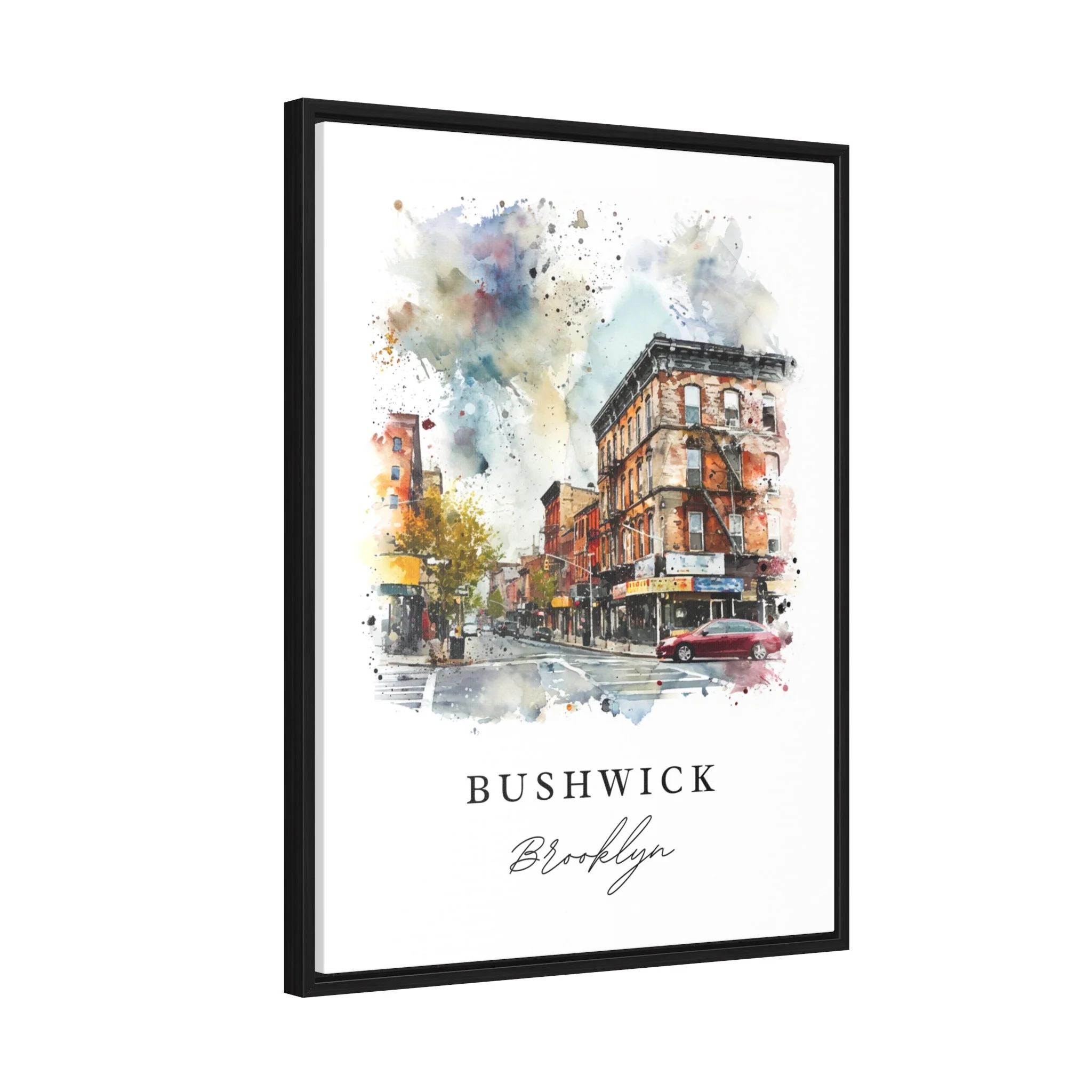 Bushwick, New York – Watercolor Art Print - Image 7