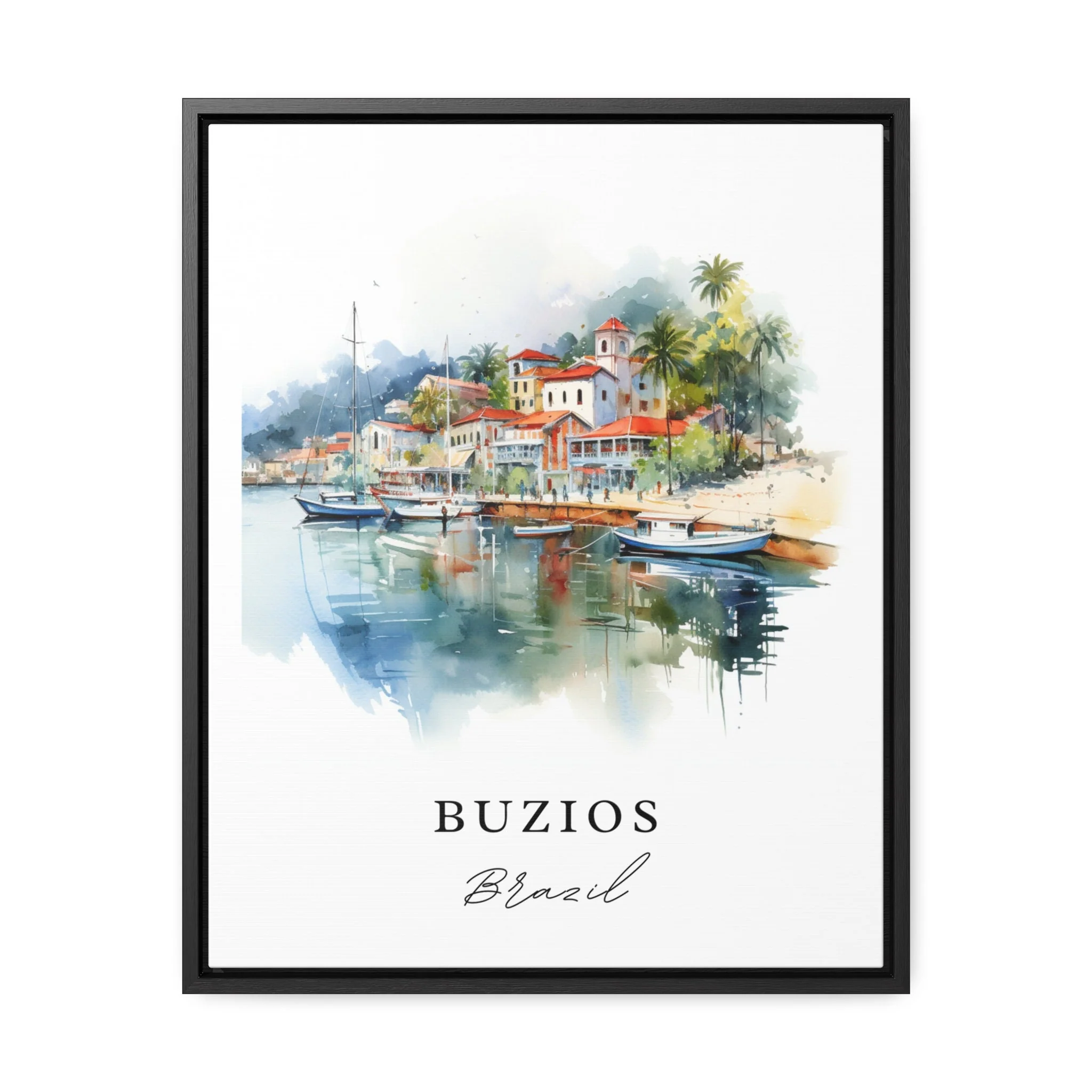 Buzios, Brazil – Watercolor Art Print - Image 6