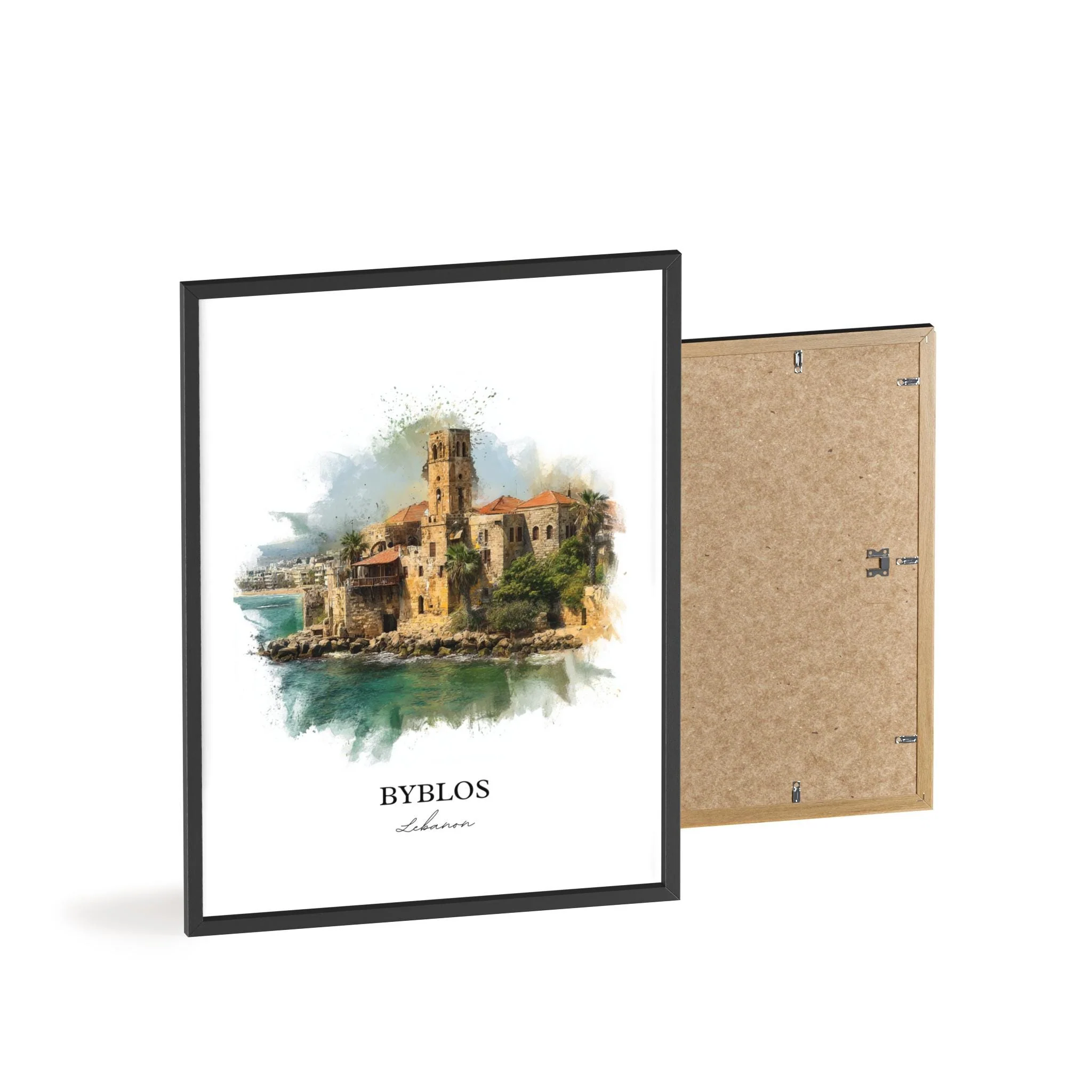 Byblos, Lebanon – Watercolor Art Print - Image 11