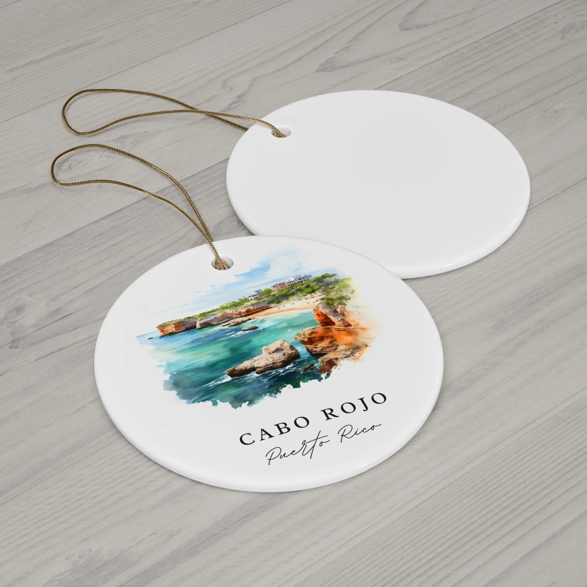 Cabo Rojo Puerto Rico Christmas Ornament - Image 2