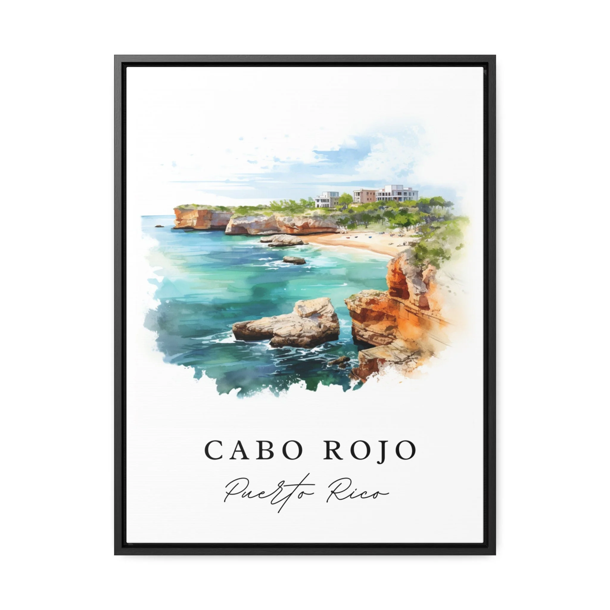 Cabo Rojo, Puerto Rico – Watercolor Art Print - Image 6