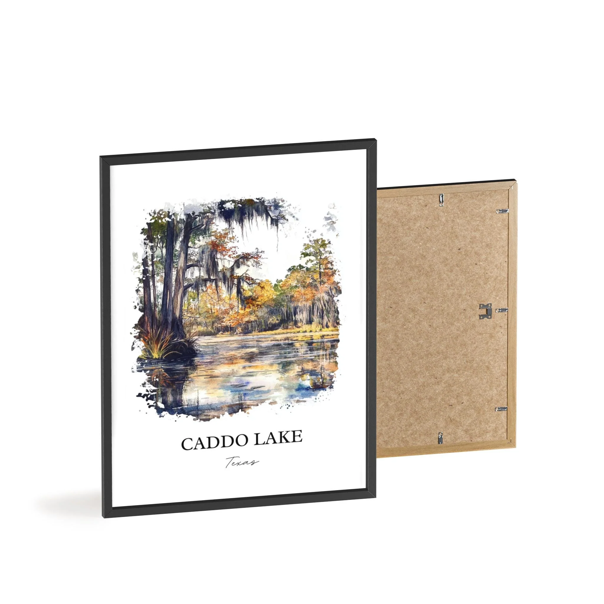 Caddo Lake, Texas – Watercolor Art Print - Image 8