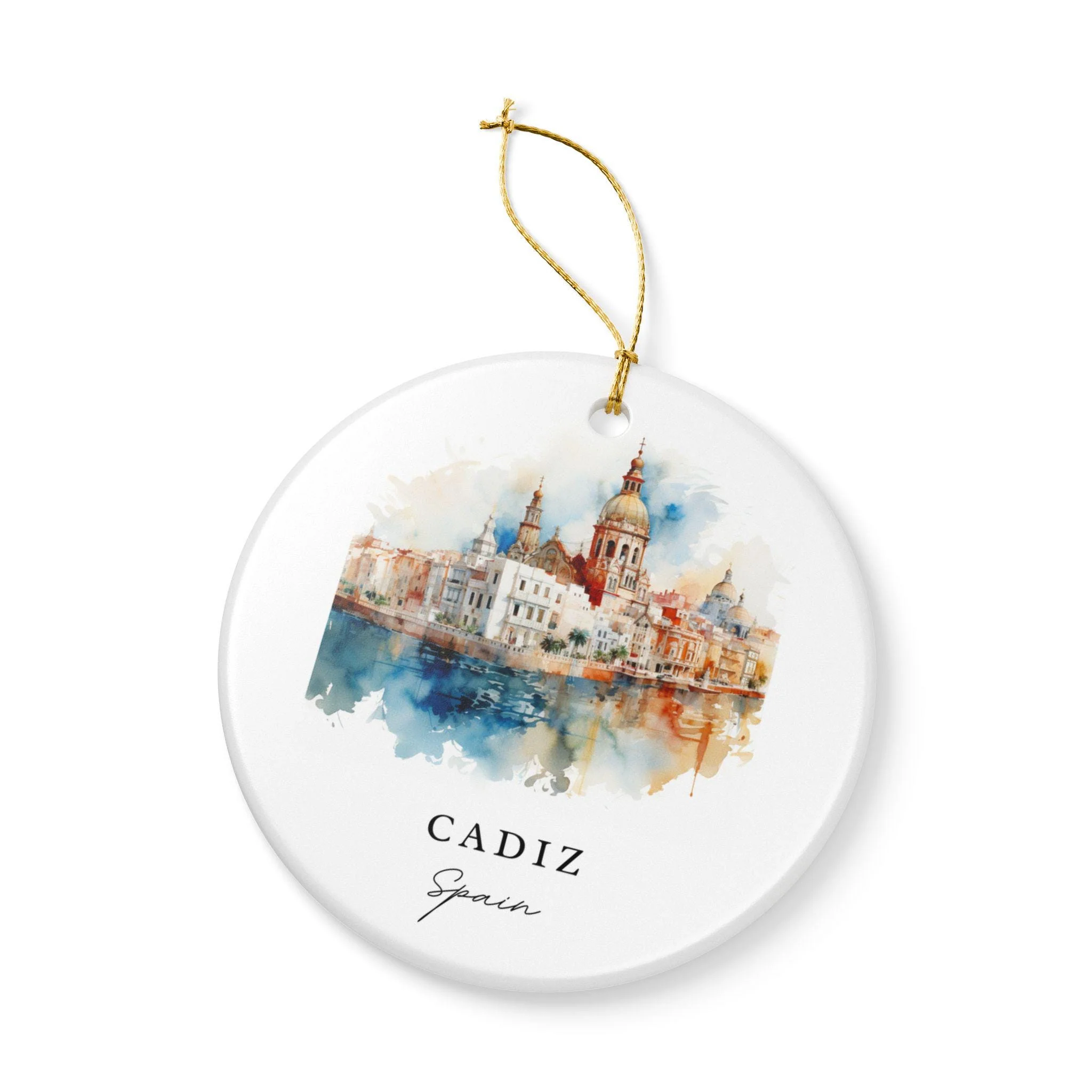 Cadiz Spain Ornament: Unique Cadiz Spain Souvenir, Spain Xmas Decor, and Authentic Cadiz Spain Gift - Image 3