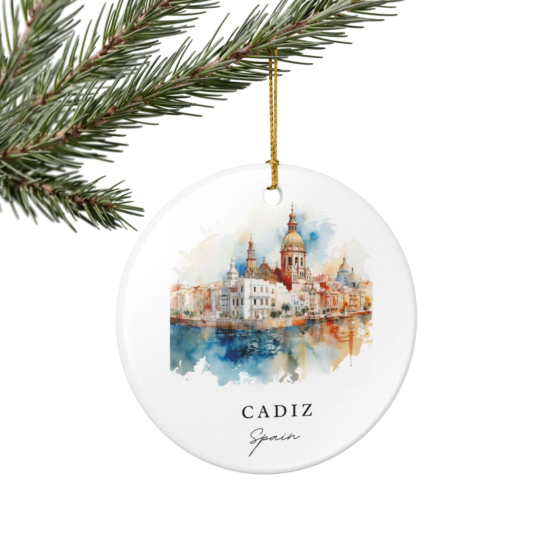 Cadiz Spain Ornament: Unique Cadiz Spain Souvenir, Spain Xmas Decor, and Authentic Cadiz Spain Gift - Image 5