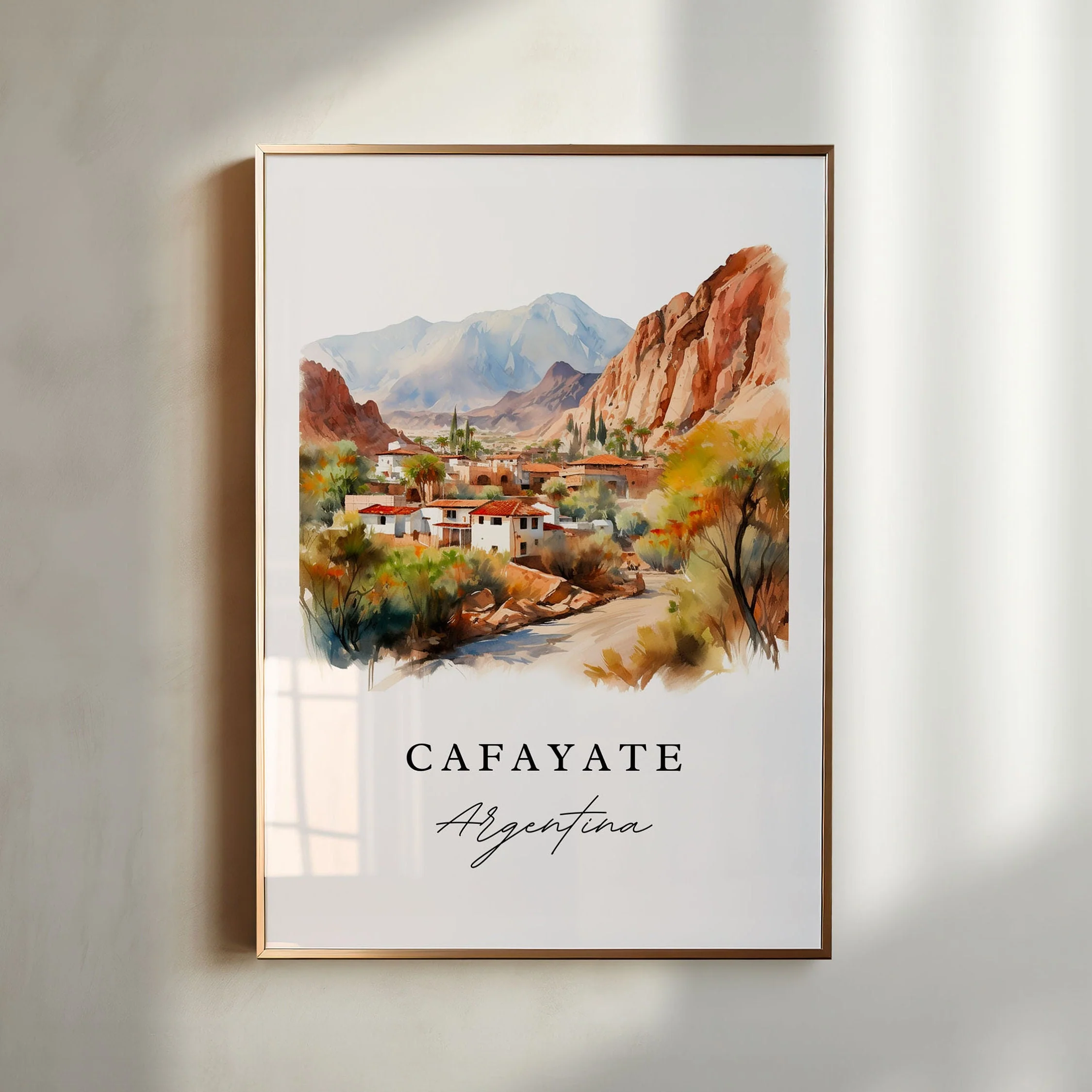 Cafayate, Argentina – Watercolor Art Print