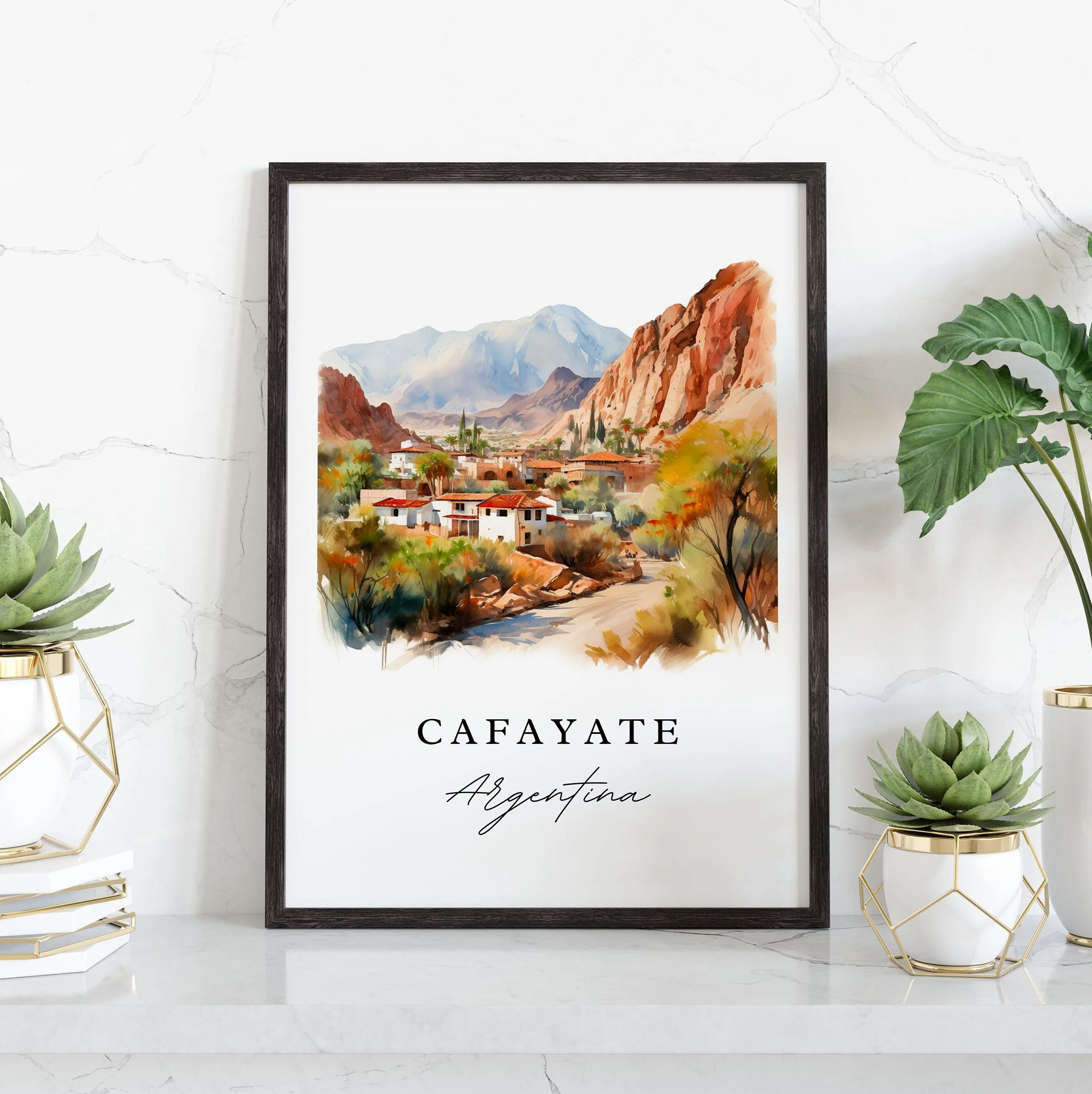 Cafayate, Argentina – Watercolor Art Print - Image 5