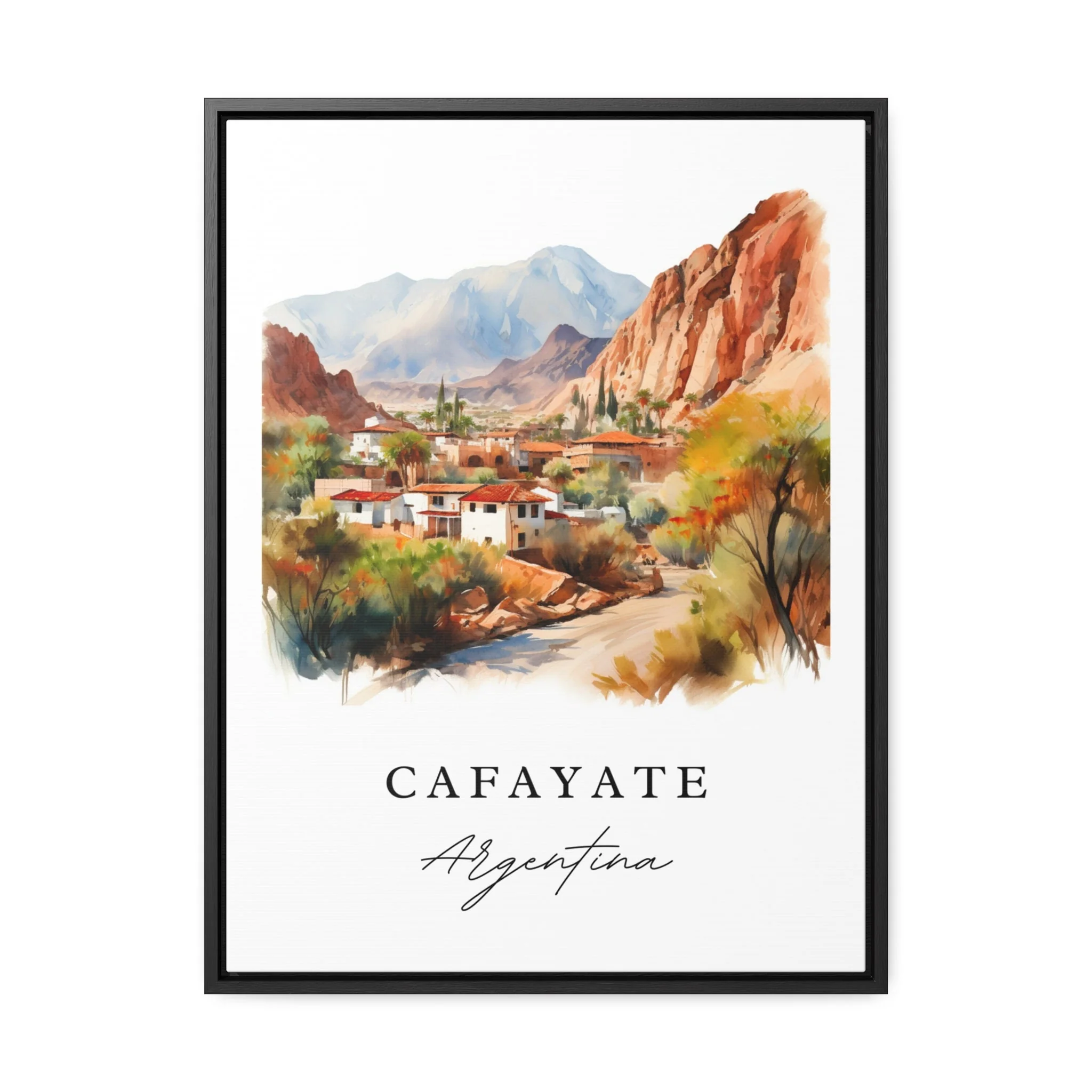 Cafayate, Argentina – Watercolor Art Print - Image 6