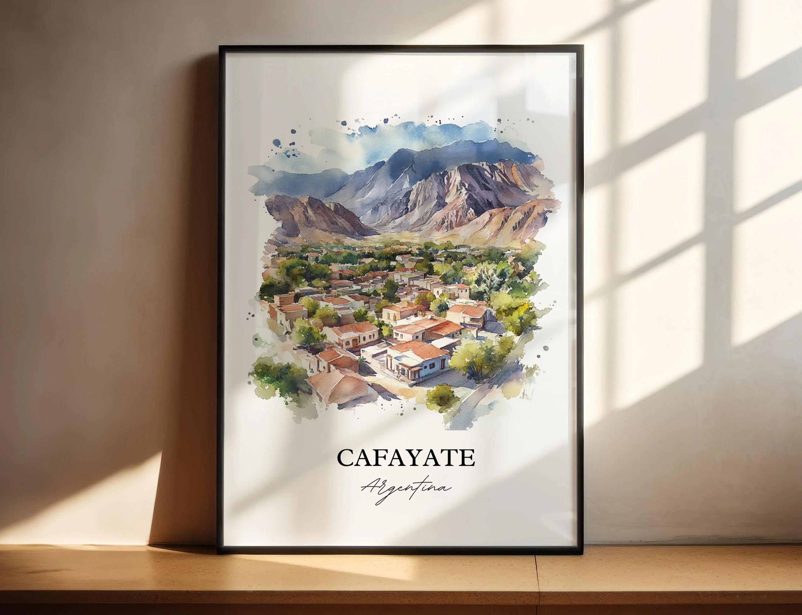Cafayate, Argentina – Watercolor Art Print