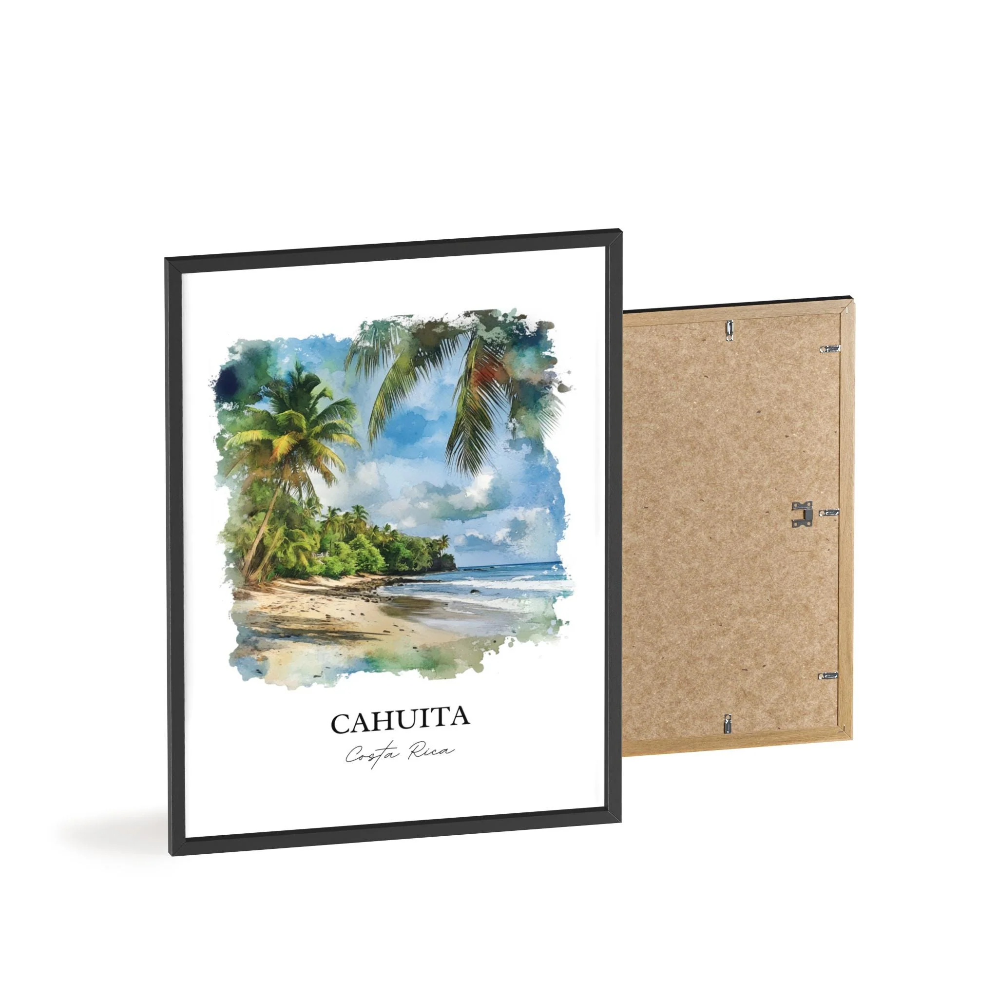 Cahuita, Costa Rica – Watercolor Art Print Playa Blanca - Image 8