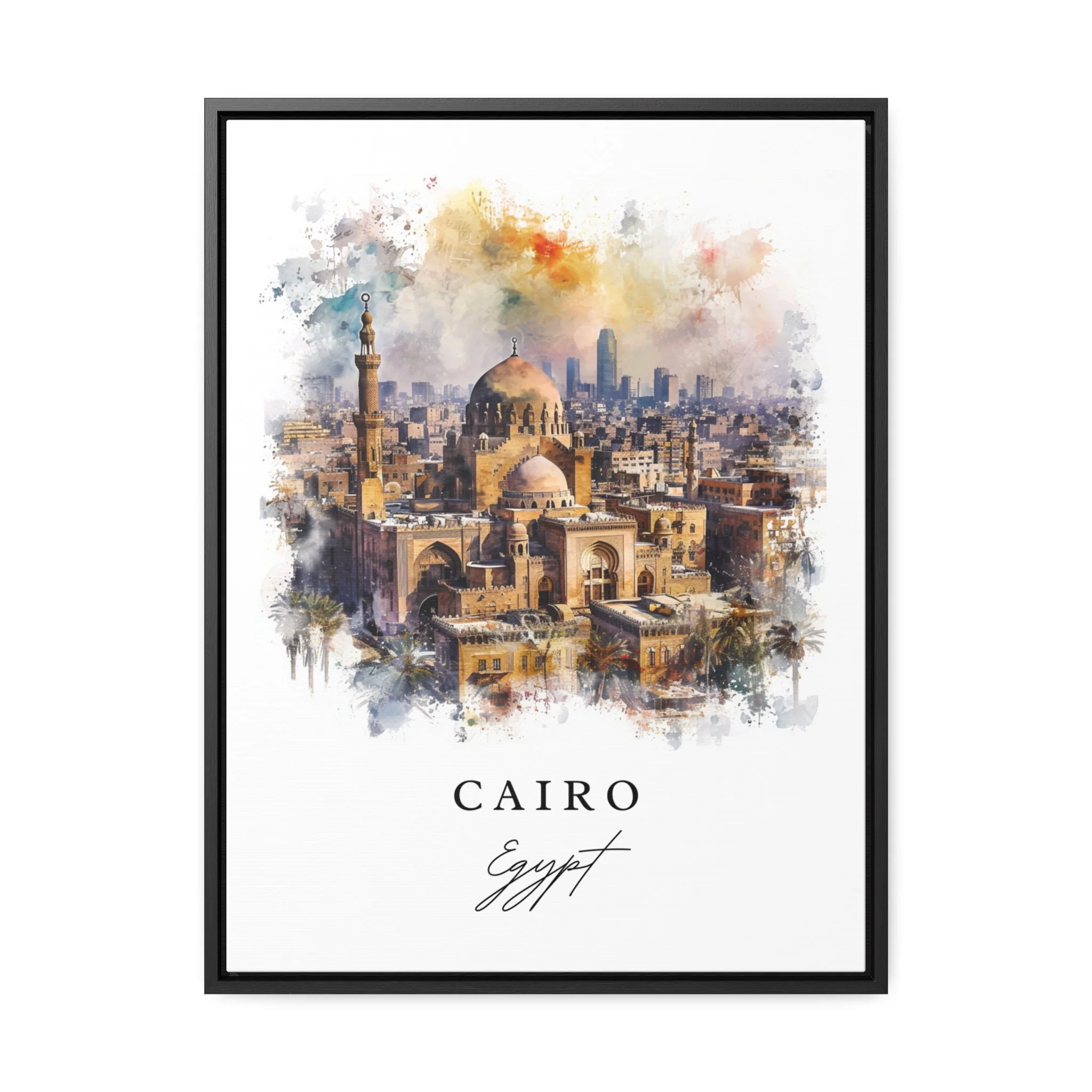 Cairo, Egypt – Watercolor Art Print - Image 6