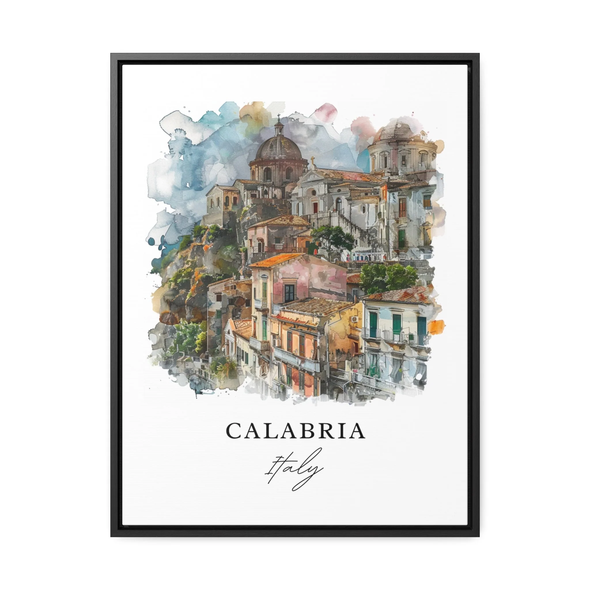 Calabria, Italy – Watercolor Art Print - Image 6