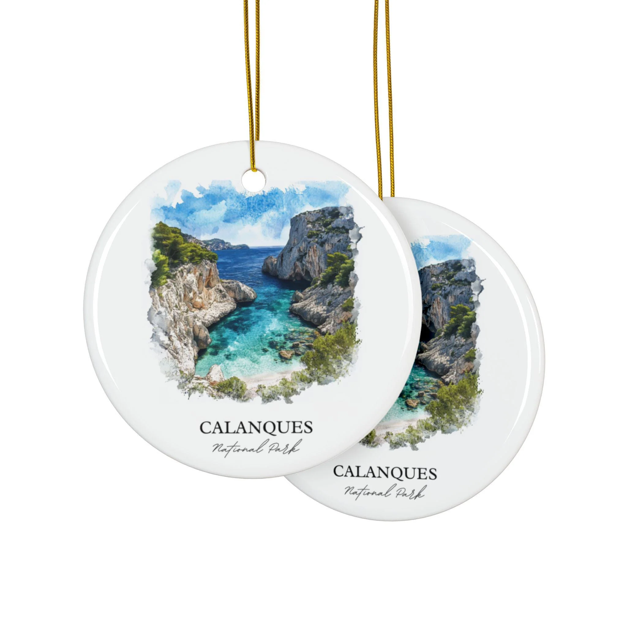 Calanques Ornament: Unique Marseille Souvenir, Calanques Xmas Decor, and Authentic Massif des Calanques Gift - Image 2