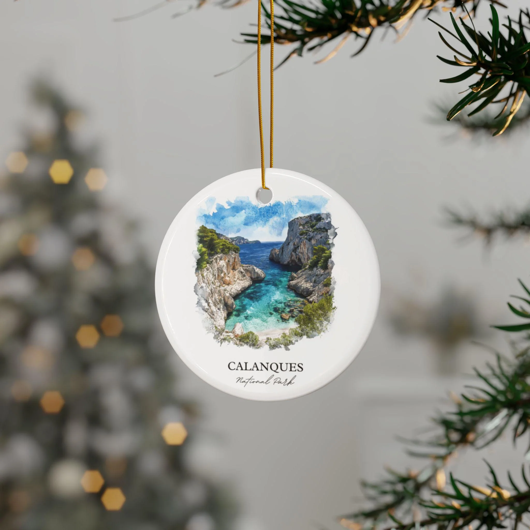 Calanques Ornament: Unique Marseille Souvenir, Calanques Xmas Decor, and Authentic Massif des Calanques Gift - Image 3