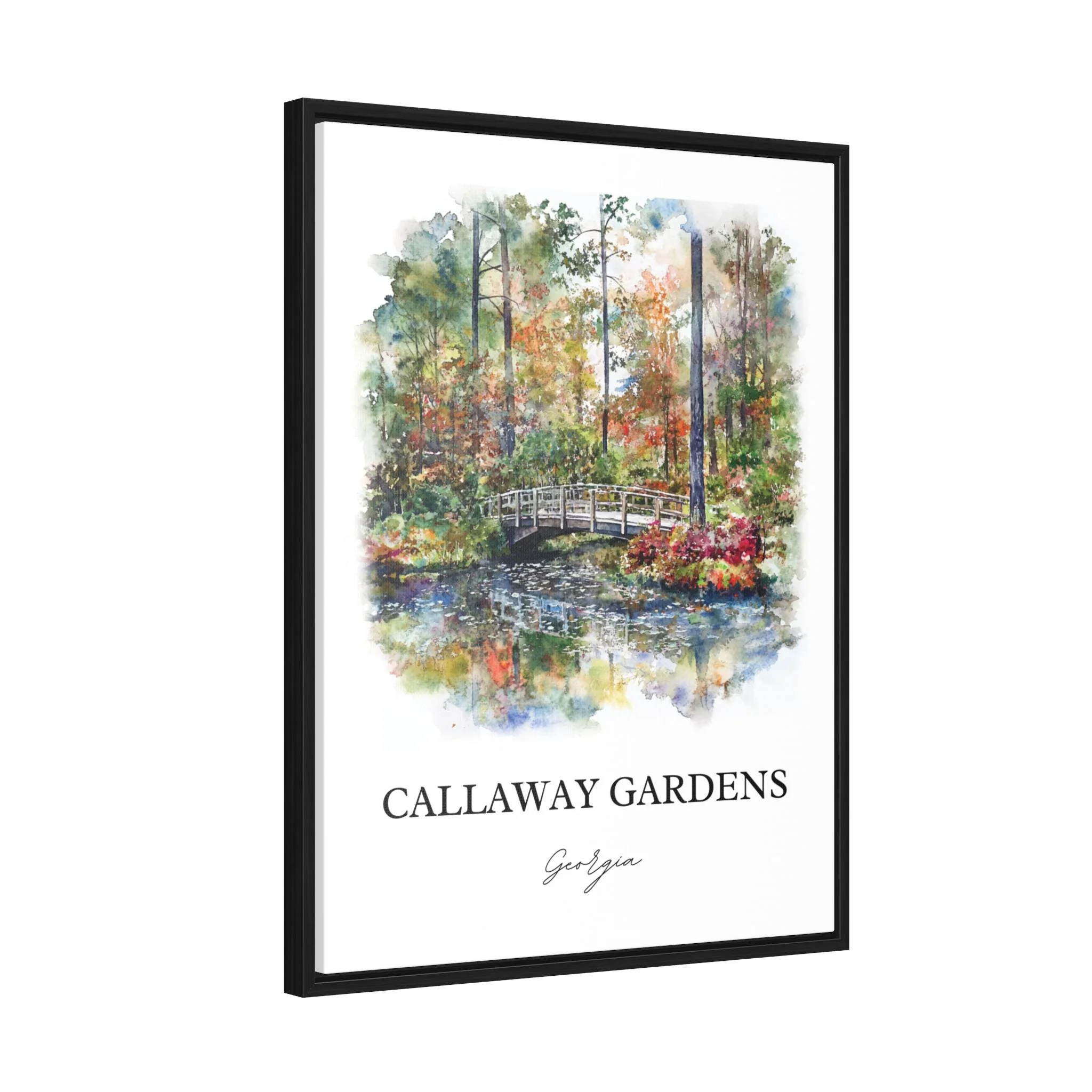 Pine Mountain, Georgia, USA – Watercolor Art Print - Image 8