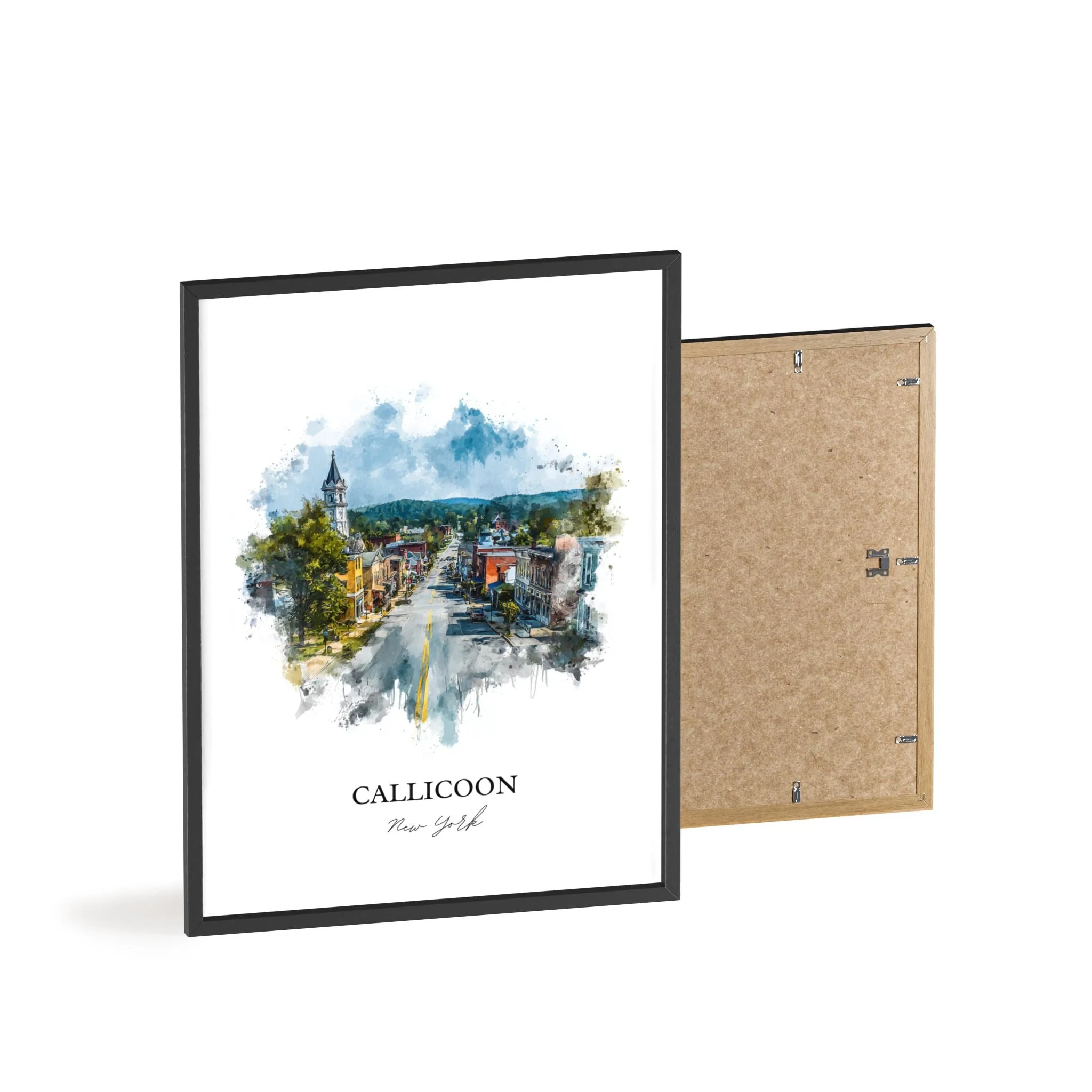 Callicoon, NY – Watercolor Art Print - Image 10