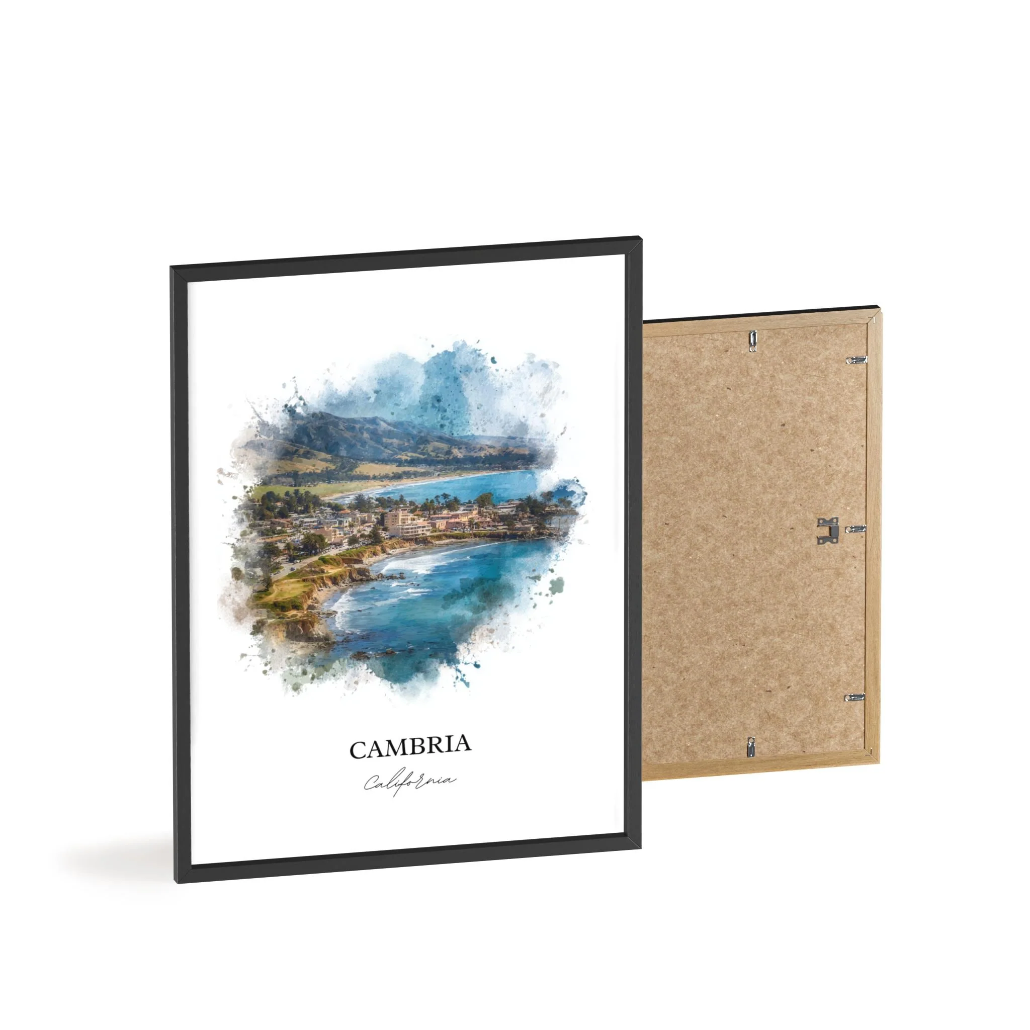 Cambria, California – Watercolor Art Print - Image 10