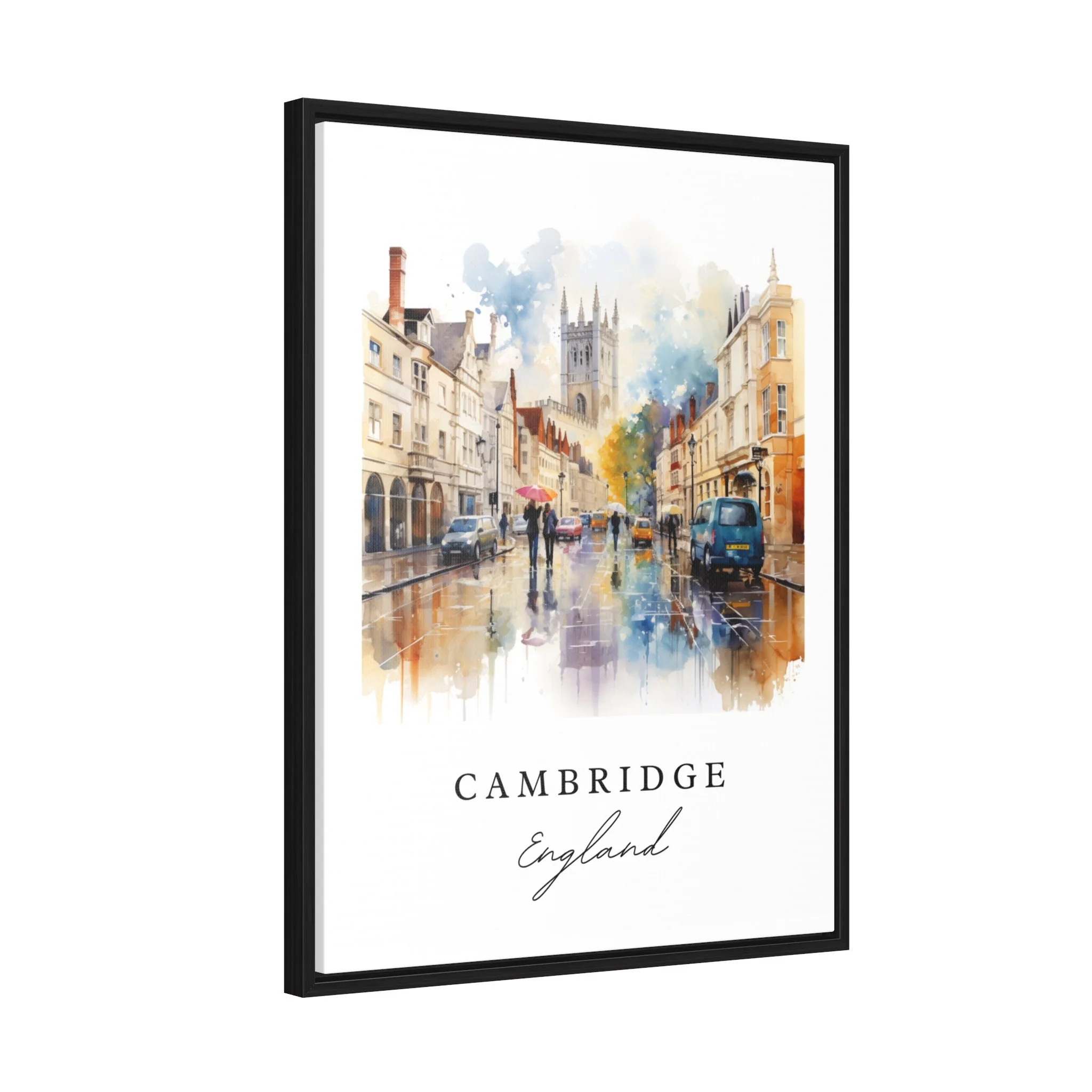 Cambridge, England – Watercolor Art Print - Image 7