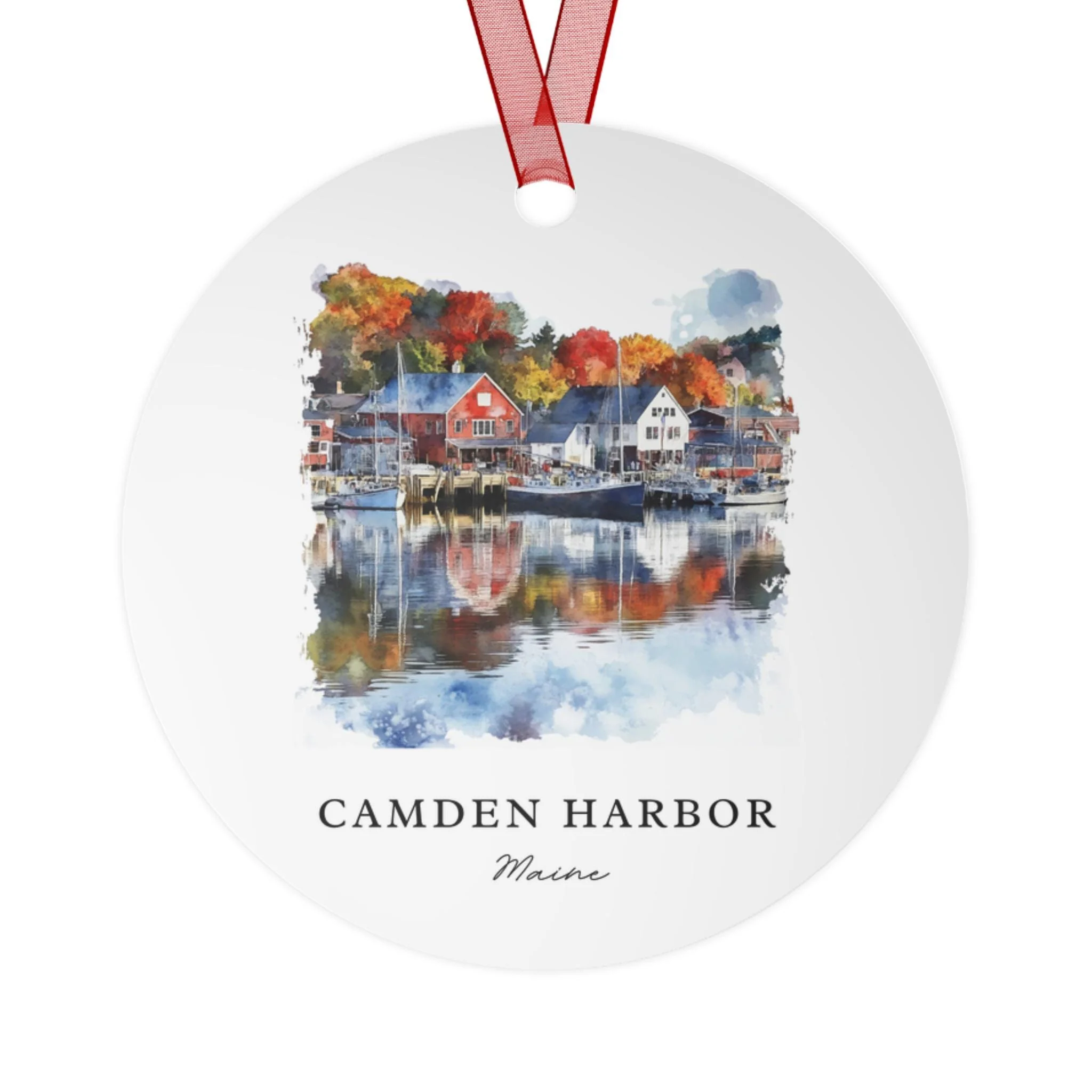 Camden Maine Christmas Ornament