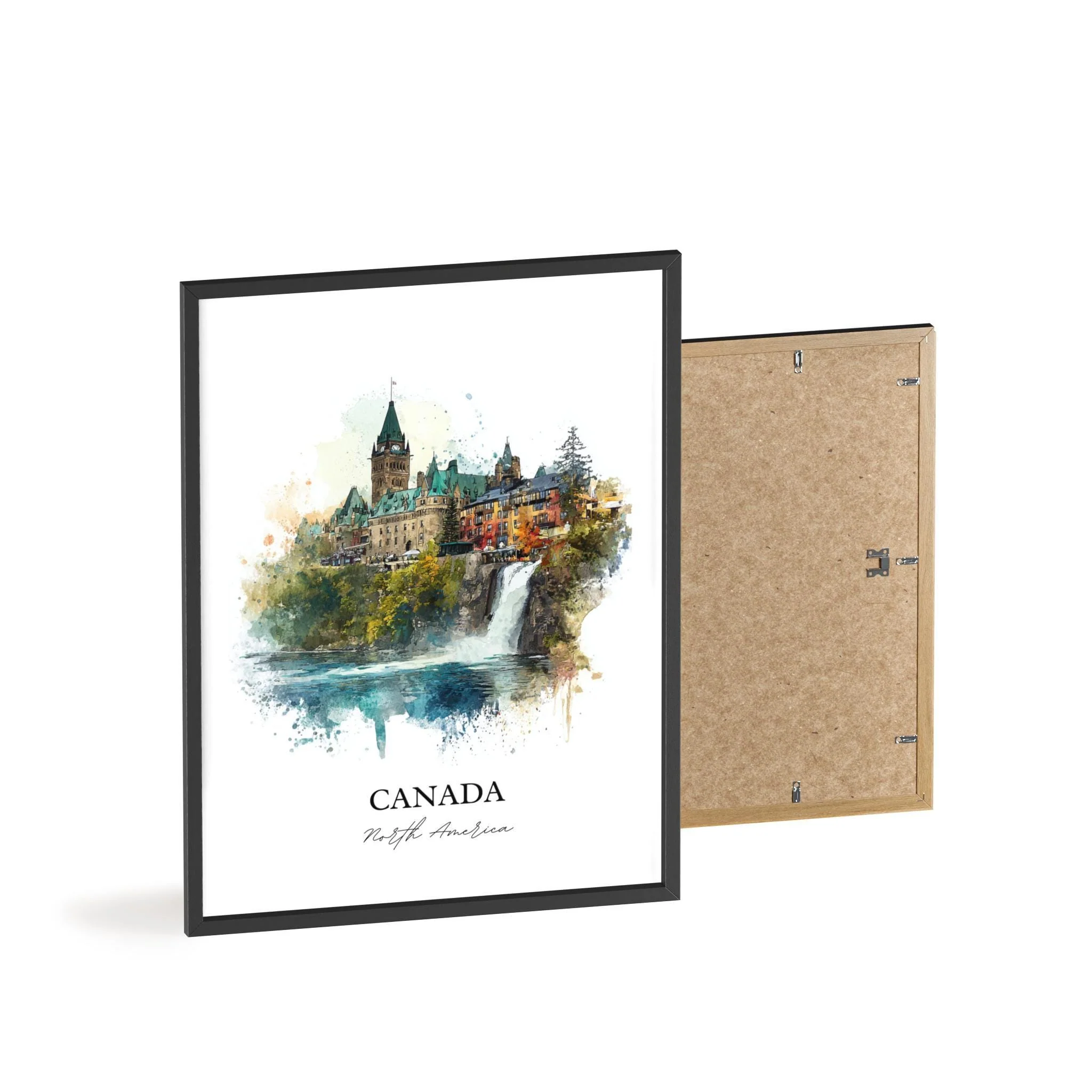 Canada, Canada – Watercolor Art Print - Image 8