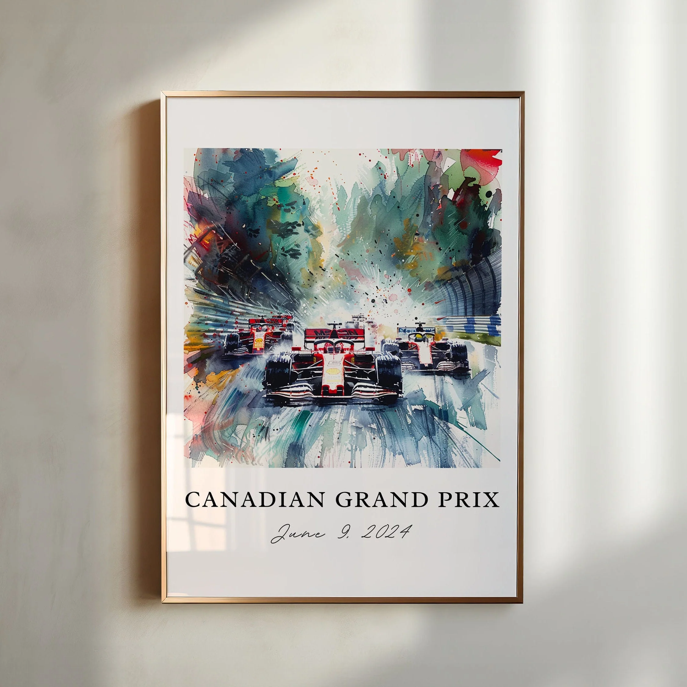 Montreal, Canada – Watercolor Art Print