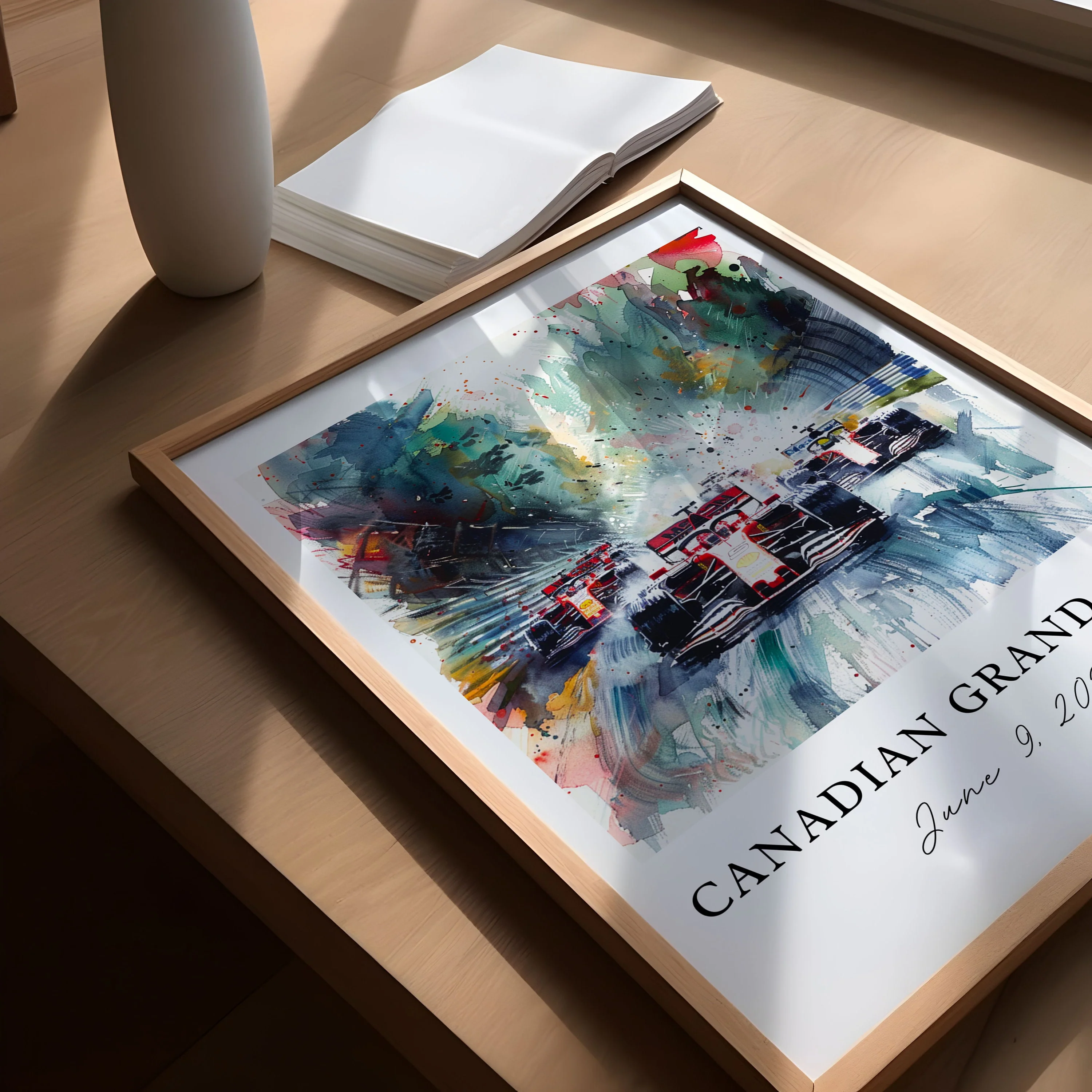 Montreal, Canada – Watercolor Art Print - Image 3