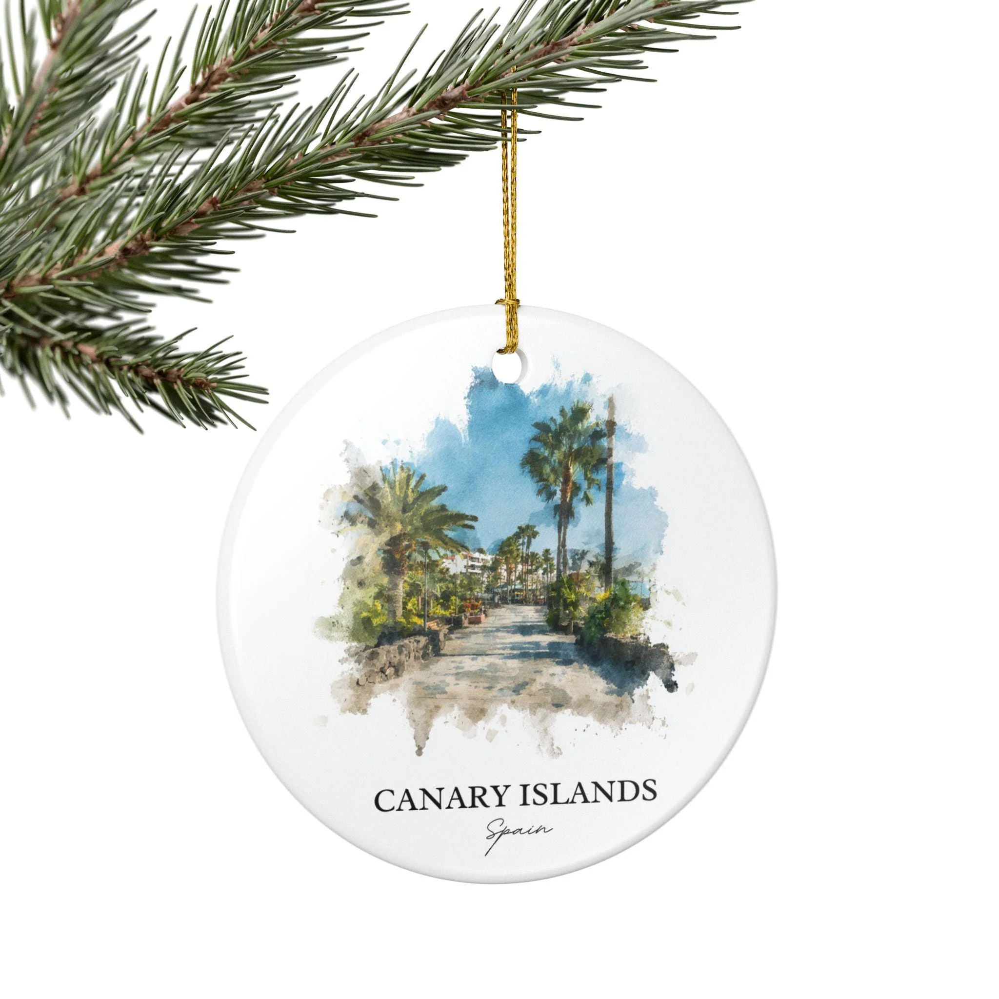 Canary Islands Ornament: Unique Canary Islands Spain Souvenir, Canary Islands Xmas Decor, and Authentic Canary Islands Gift - Image 5