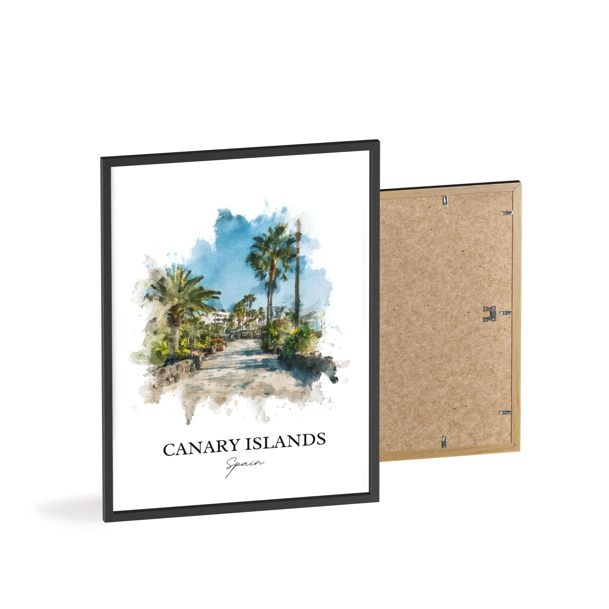 Canary Islands, Spain – Watercolor Art Print - Image 8