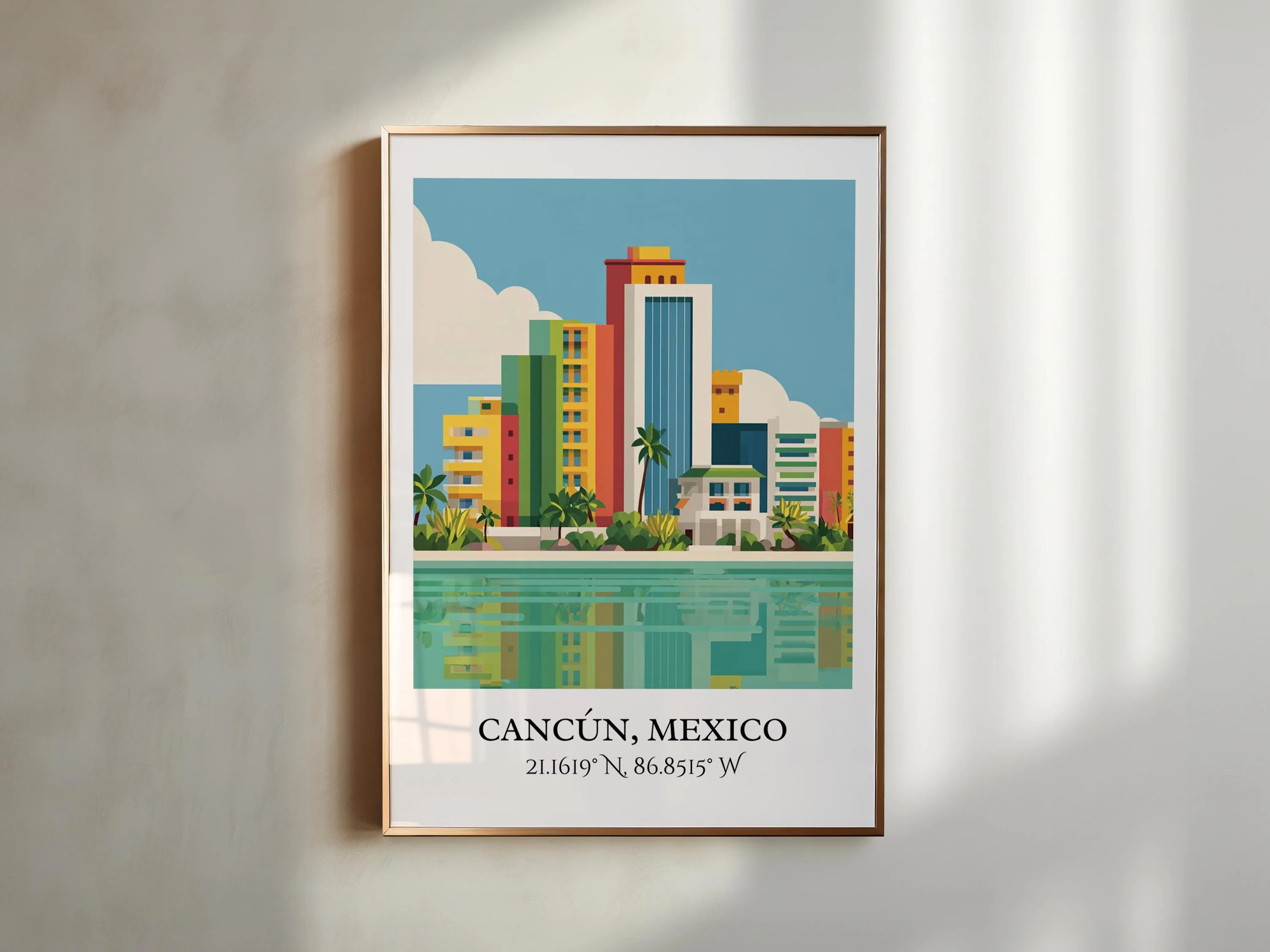 Cancun, Mexico – Watercolor Art Print - Image 5