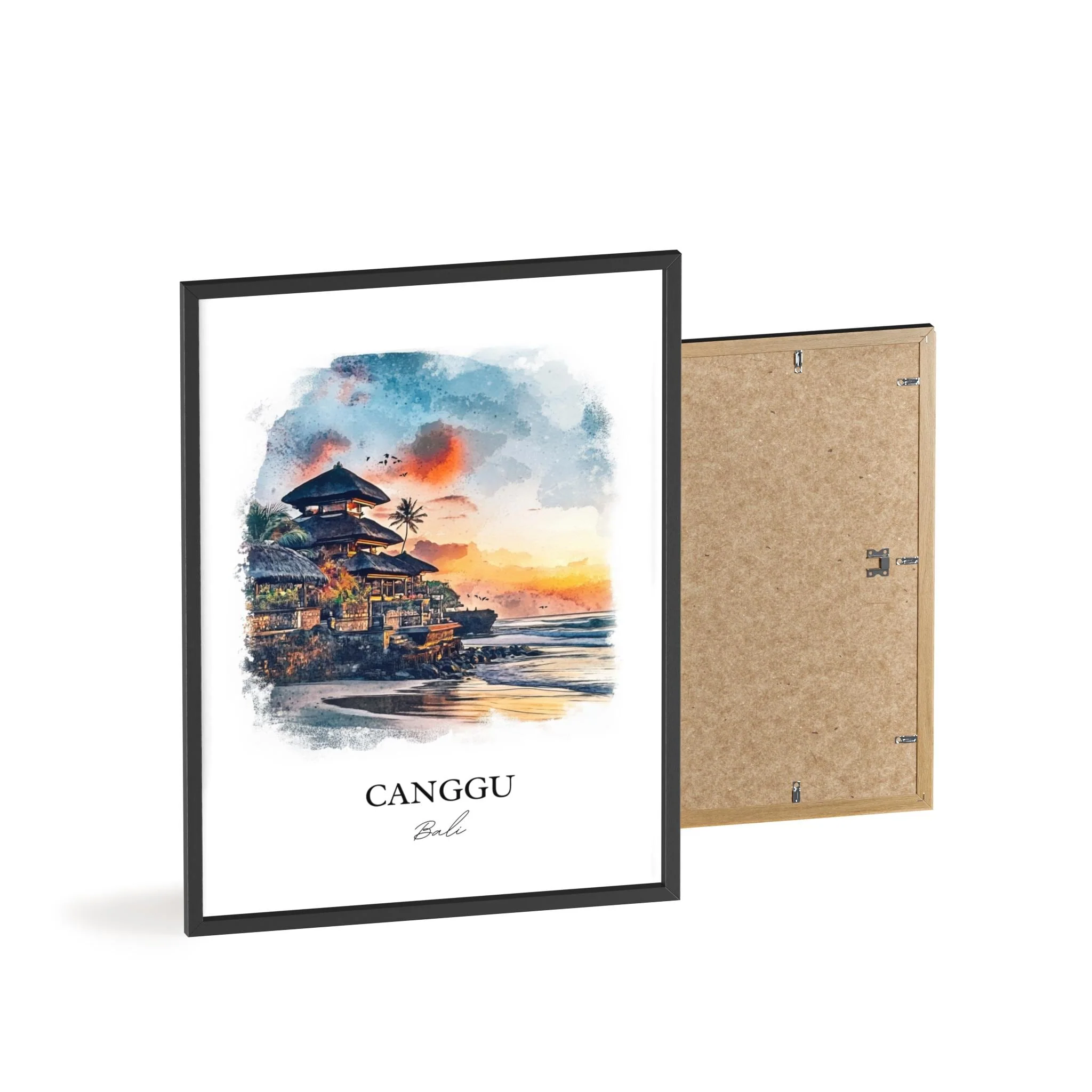 Canggu, Bali – Watercolor Art Print - Image 8