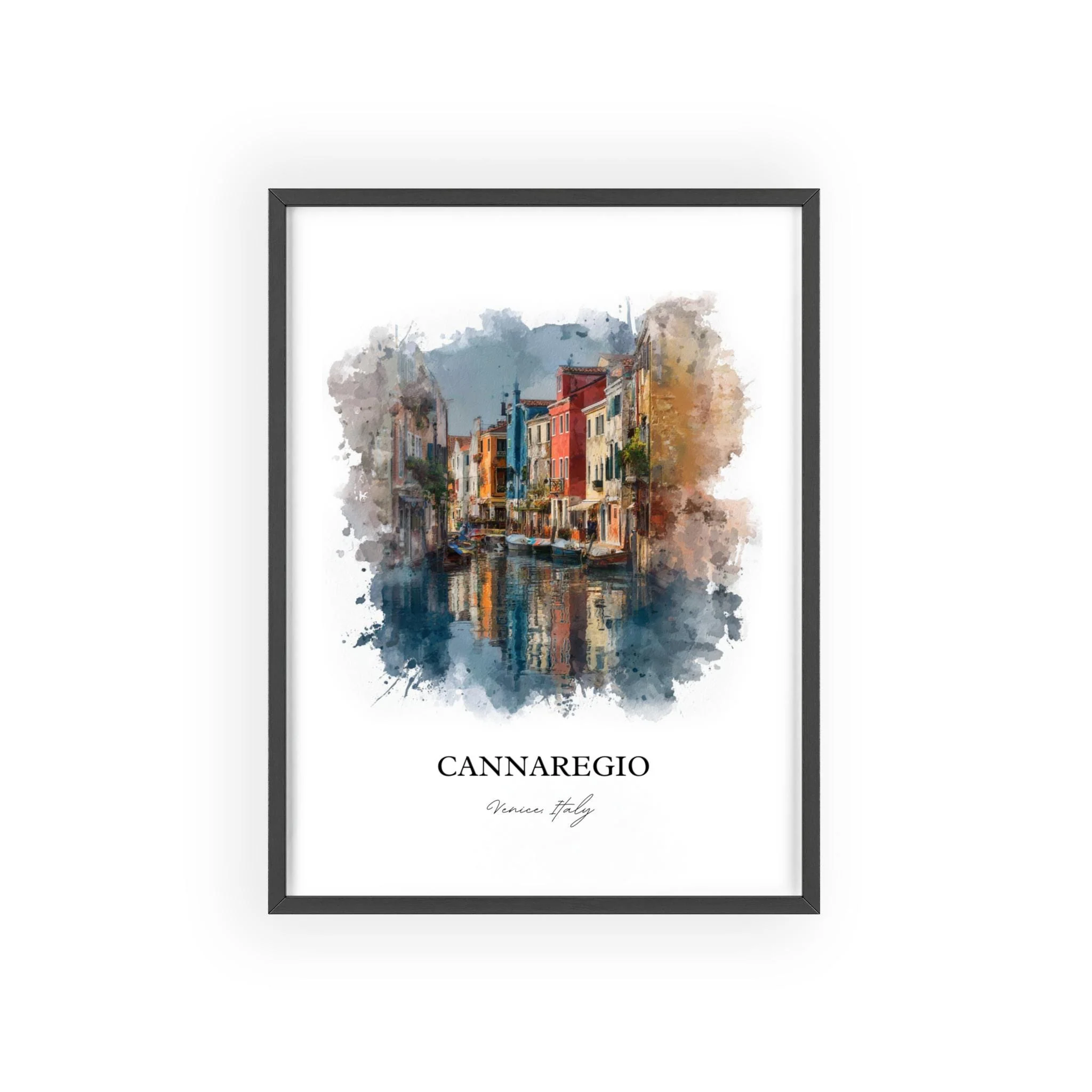 Cannaregio, Italy – Watercolor Art Print