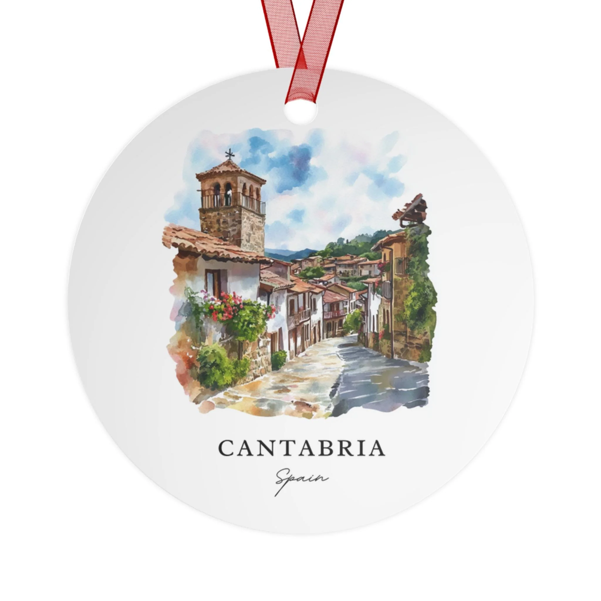 Cantabria Spain Ornament: Unique Souvenir, Cantabria Xmas Decor, and Authentic Cantabria Espana Gift - Image 2