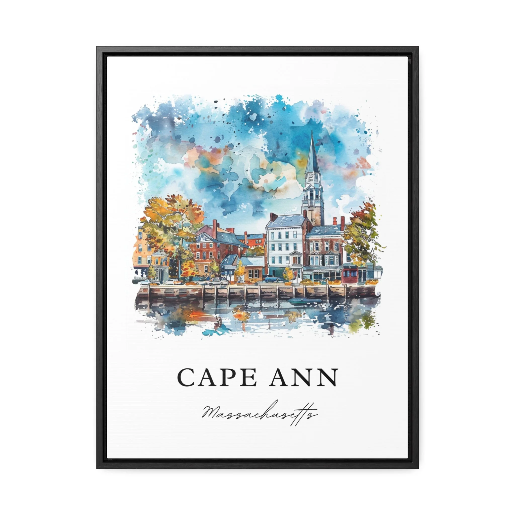 Cape Ann, USA – Watercolor Art Print - Image 5