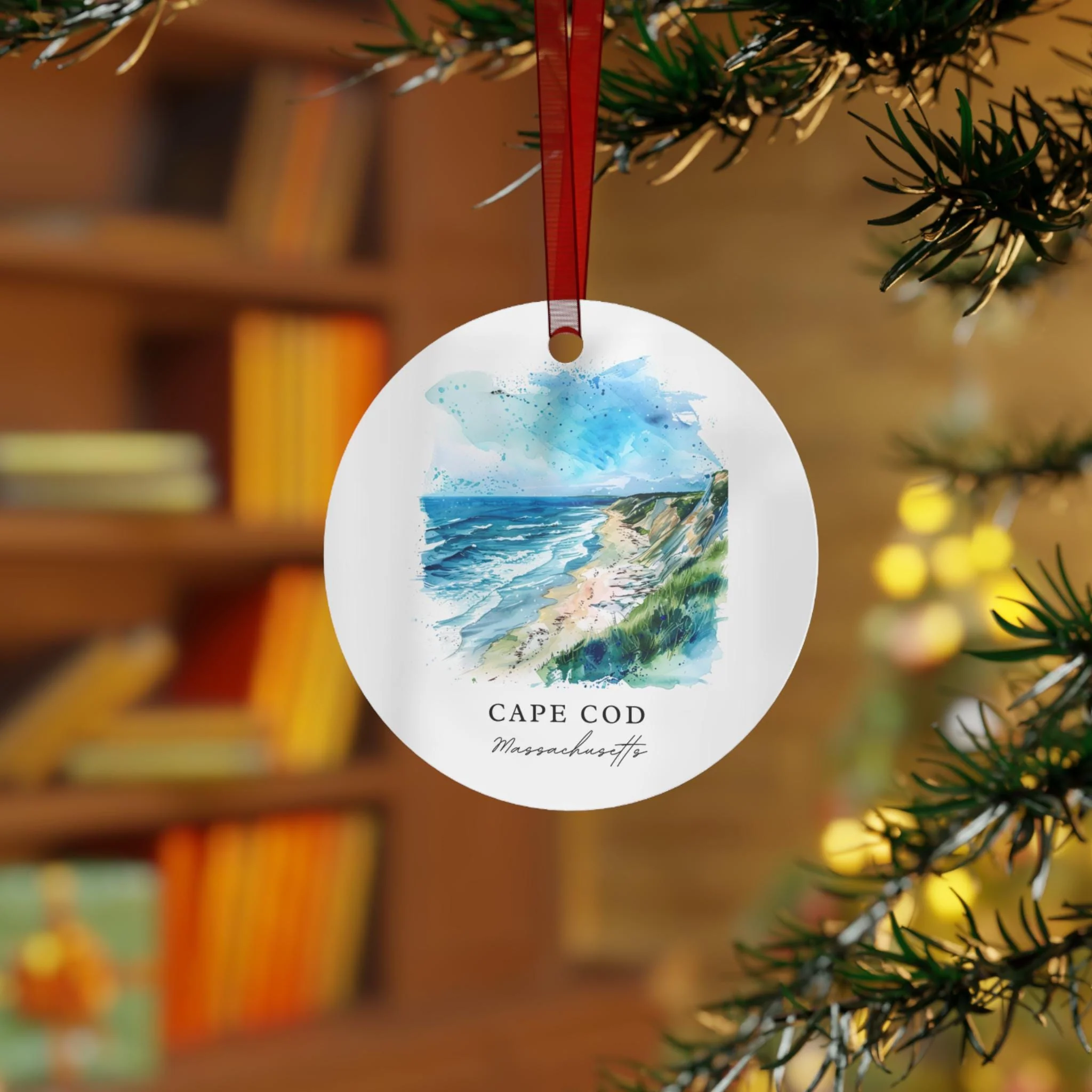 Cape Cod MA Ornament: Unique Cape Cod Souvenir, Cape Cod Xmas Decor, and Authentic Cape Cod Gift - Image 3