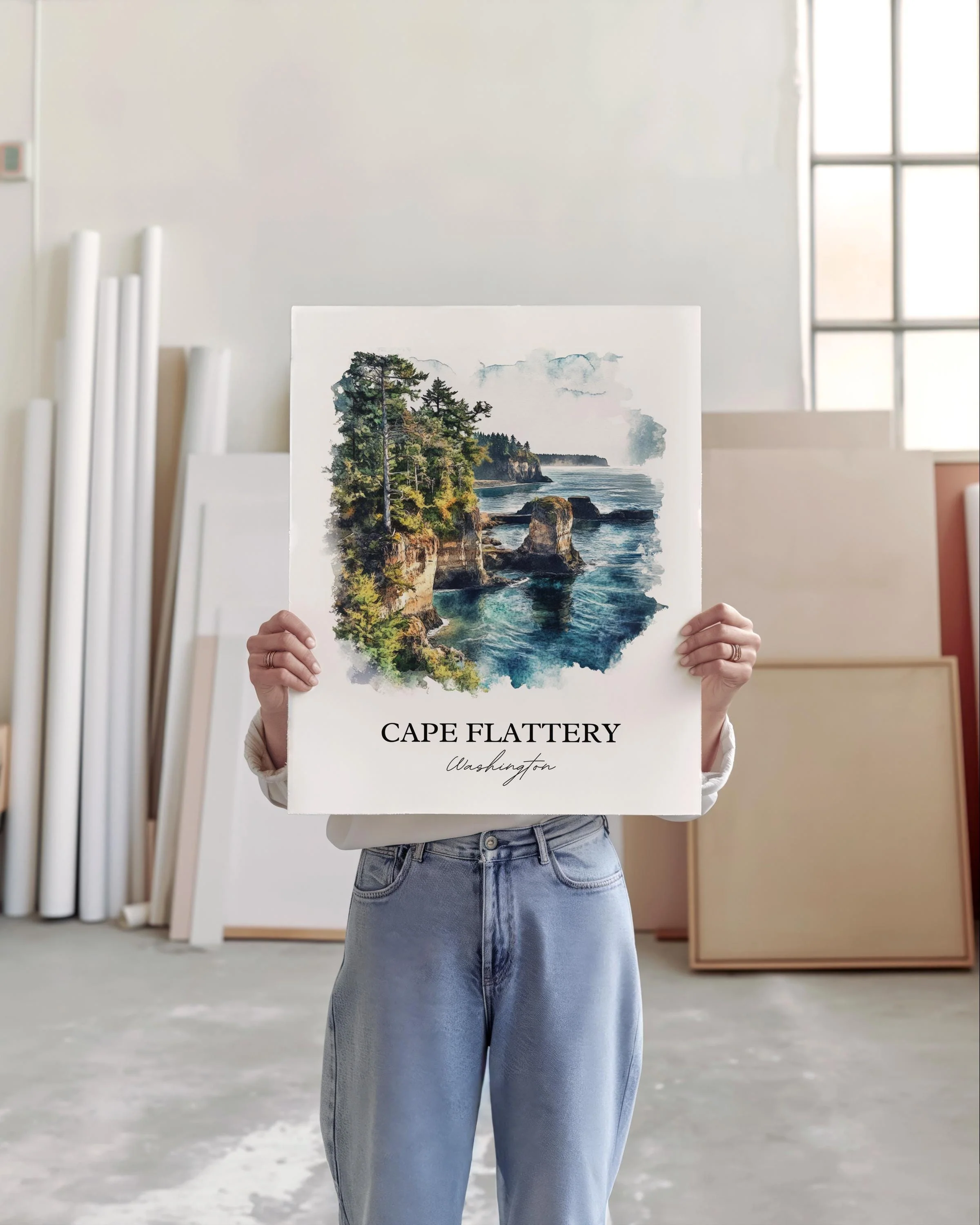 Cape Flattery, USA – Watercolor Art Print - Image 6