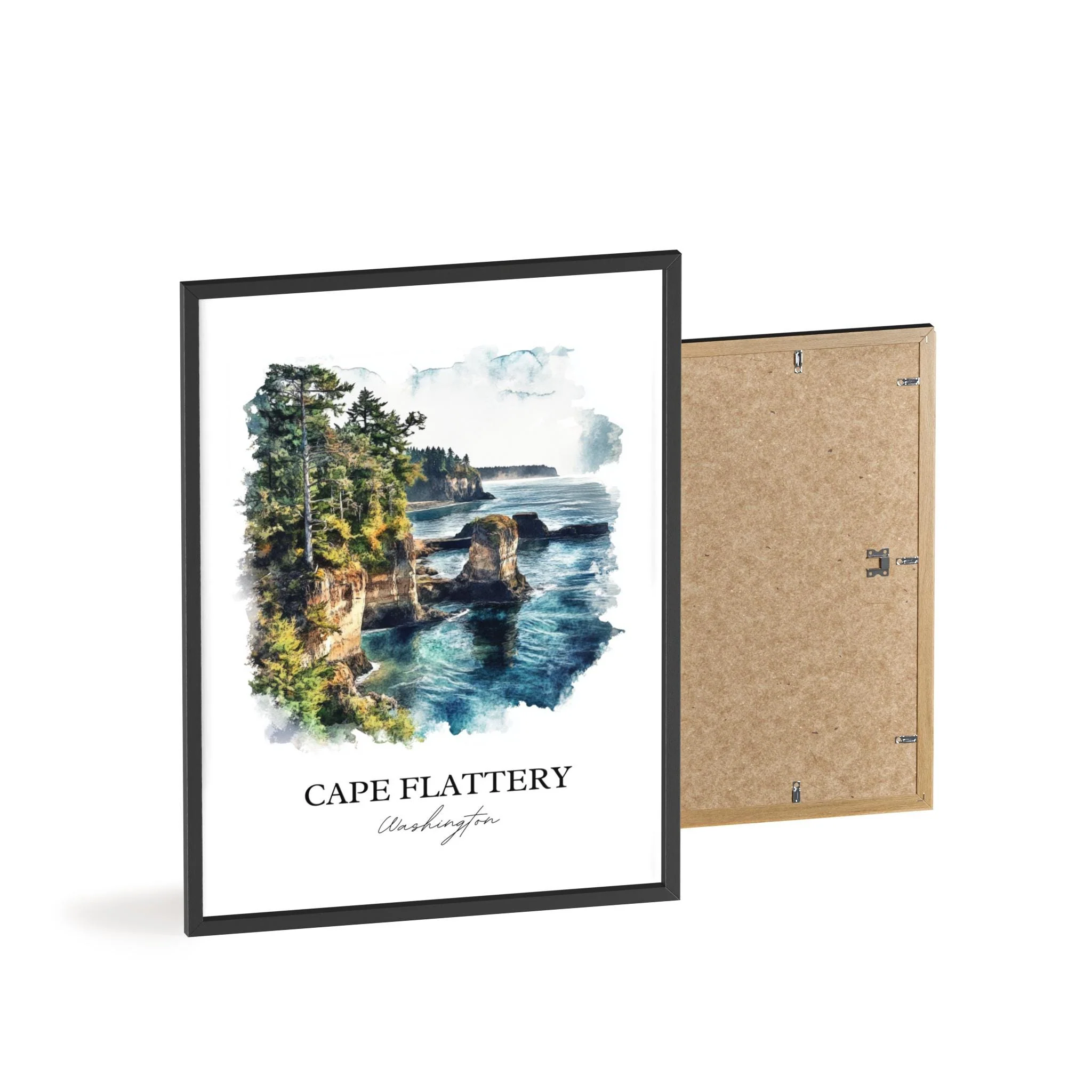 Cape Flattery, USA – Watercolor Art Print - Image 8