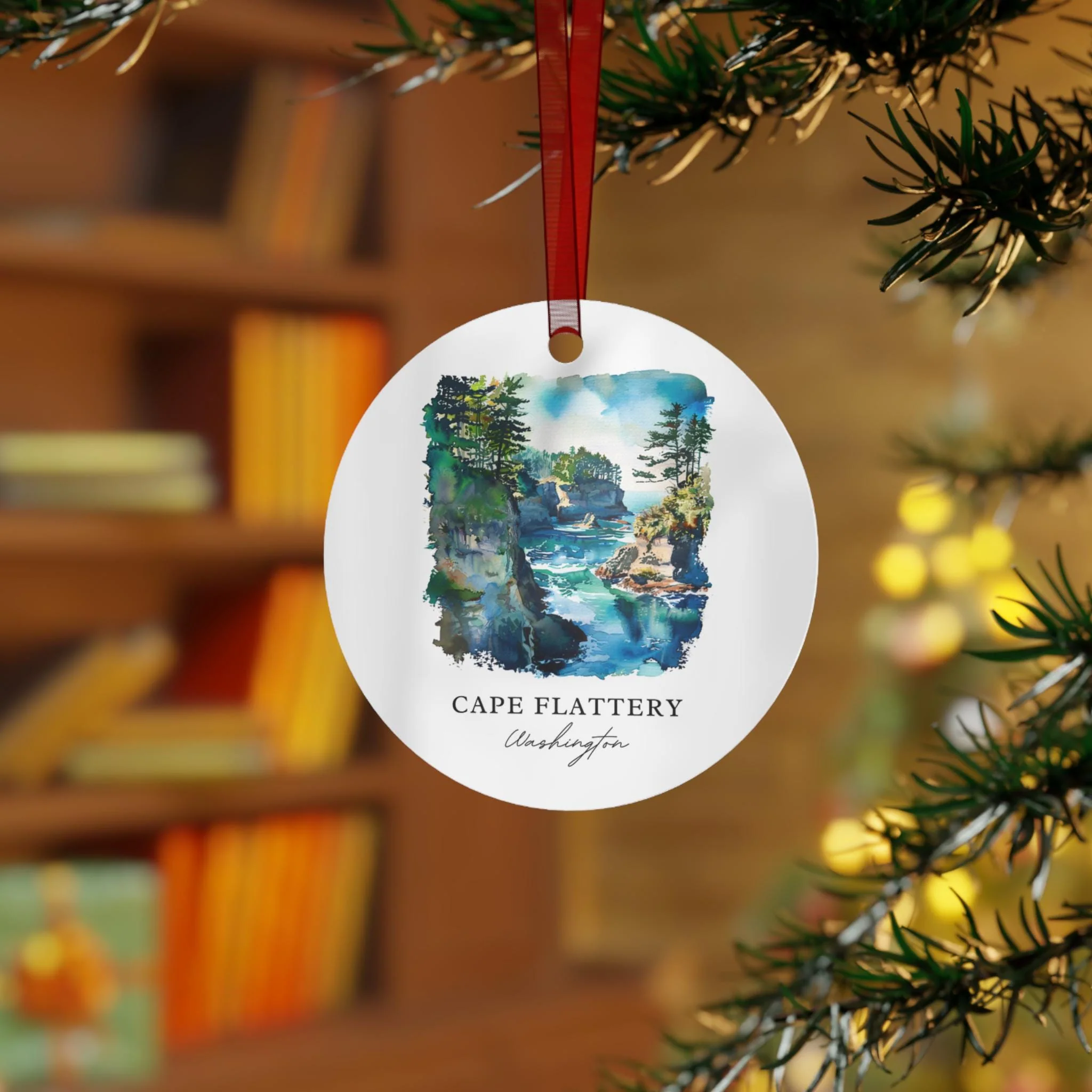 Cape Flattery WA Ornament: Unique Cape Flattery Souvenir, Cape Flattery Xmas Decor, and Authentic Olympic WA Gift - Image 3