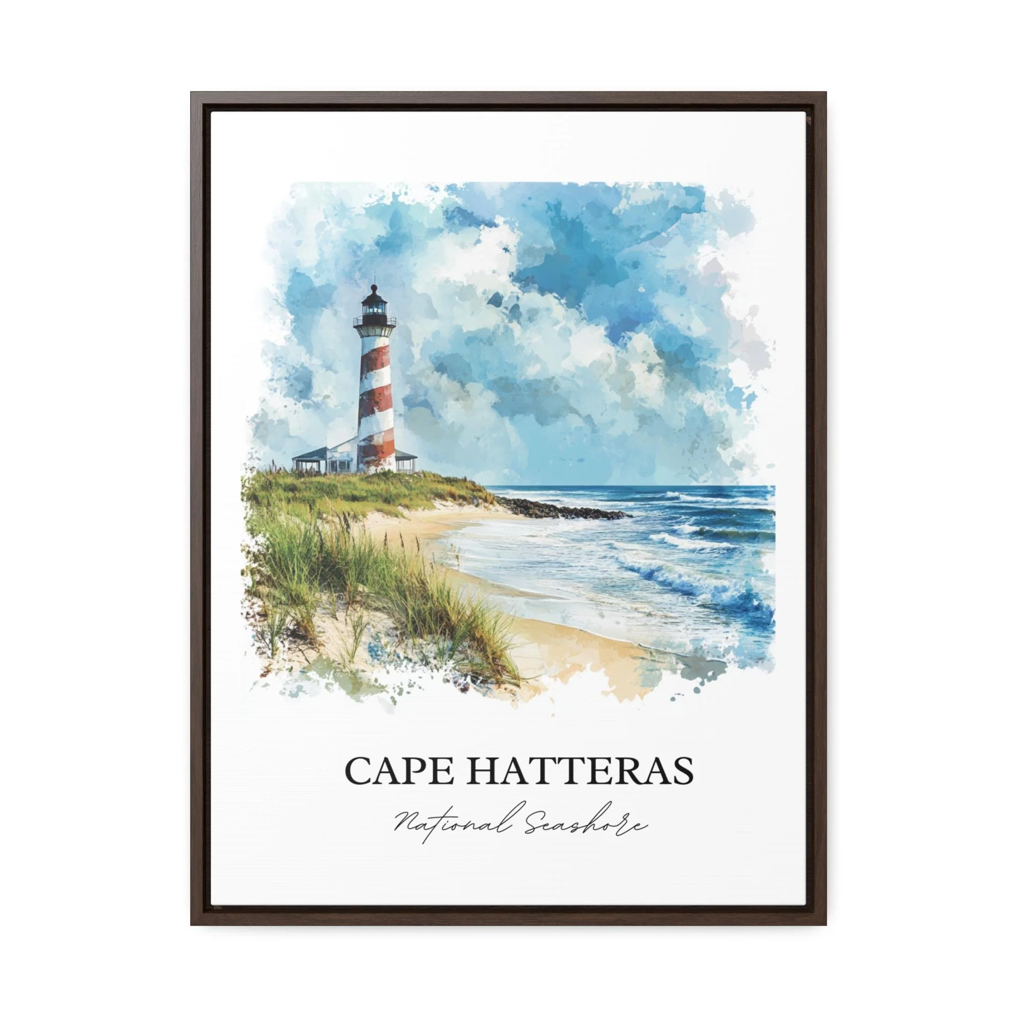 Cape Hatteras, USA – Watercolor Art Print - Image 7